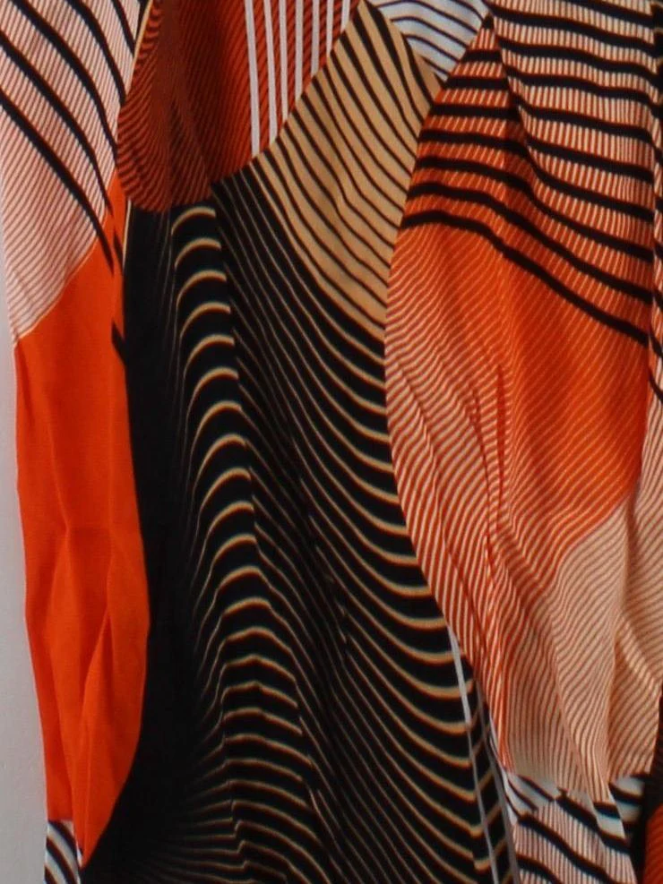 Karen Millen Wrap Midi Dress UK8 in Orange - Image 4