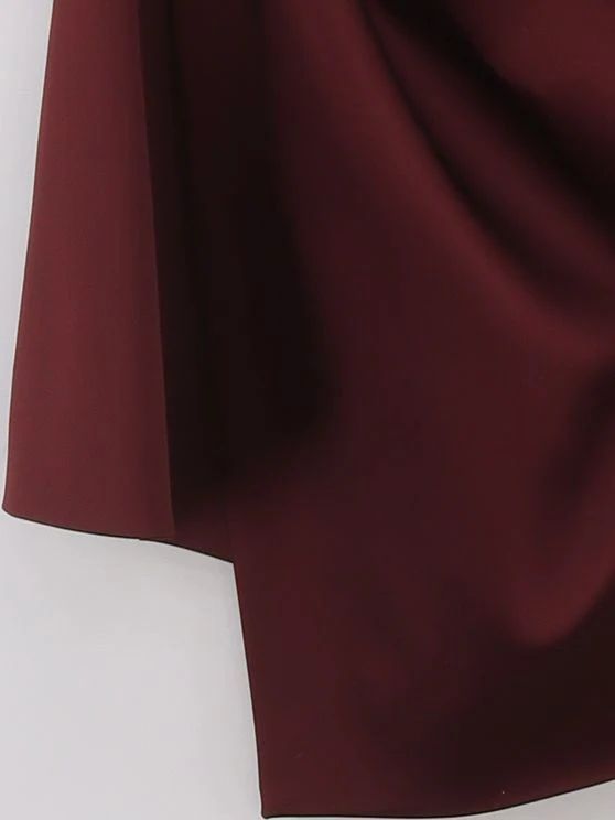 Karen Millen Wrap Midi Dress UK8 in Purple RRP £229 - Image 5