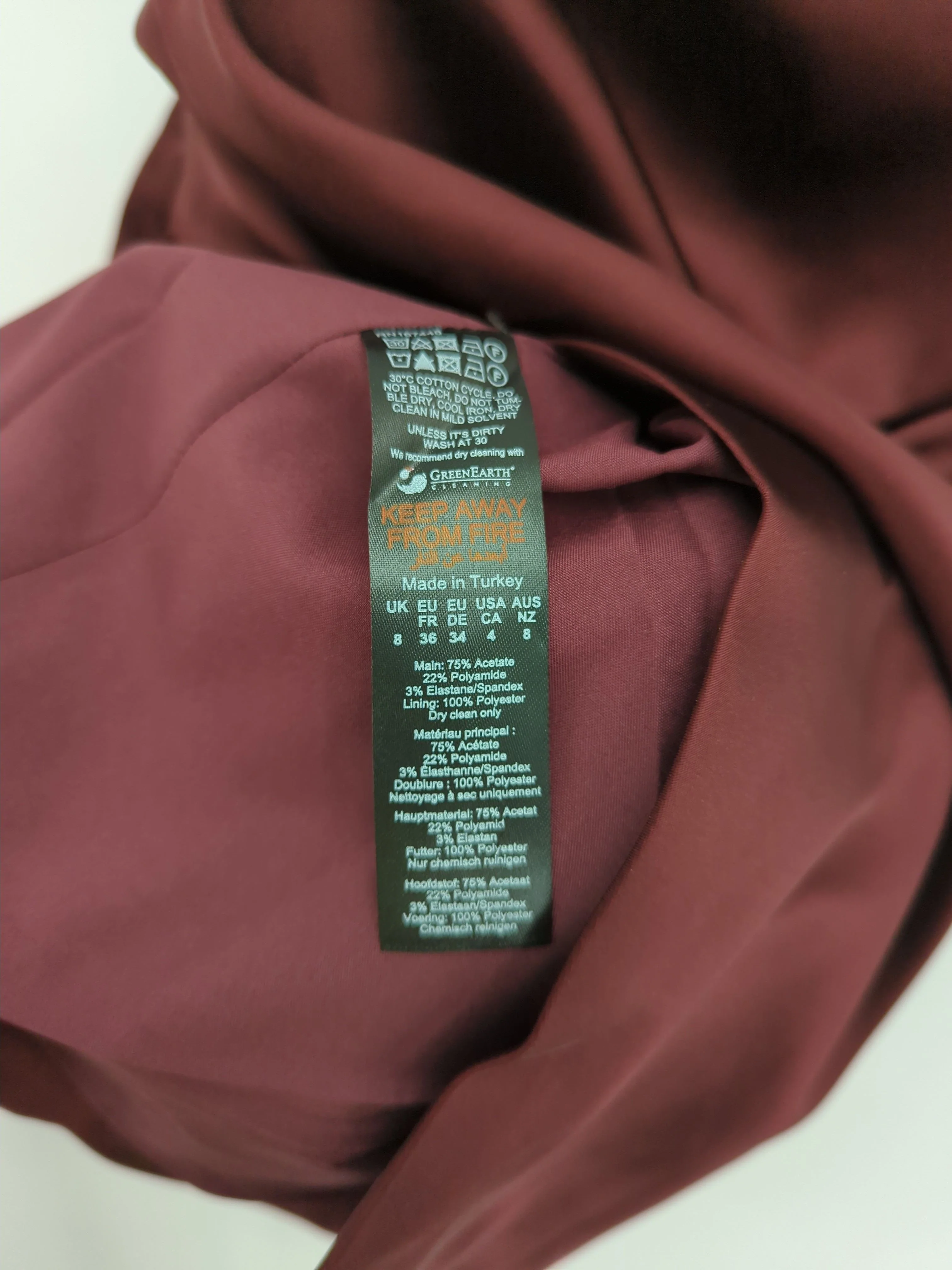 Karen Millen Wrap Midi Dress UK8 in Purple RRP £229 - Image 7