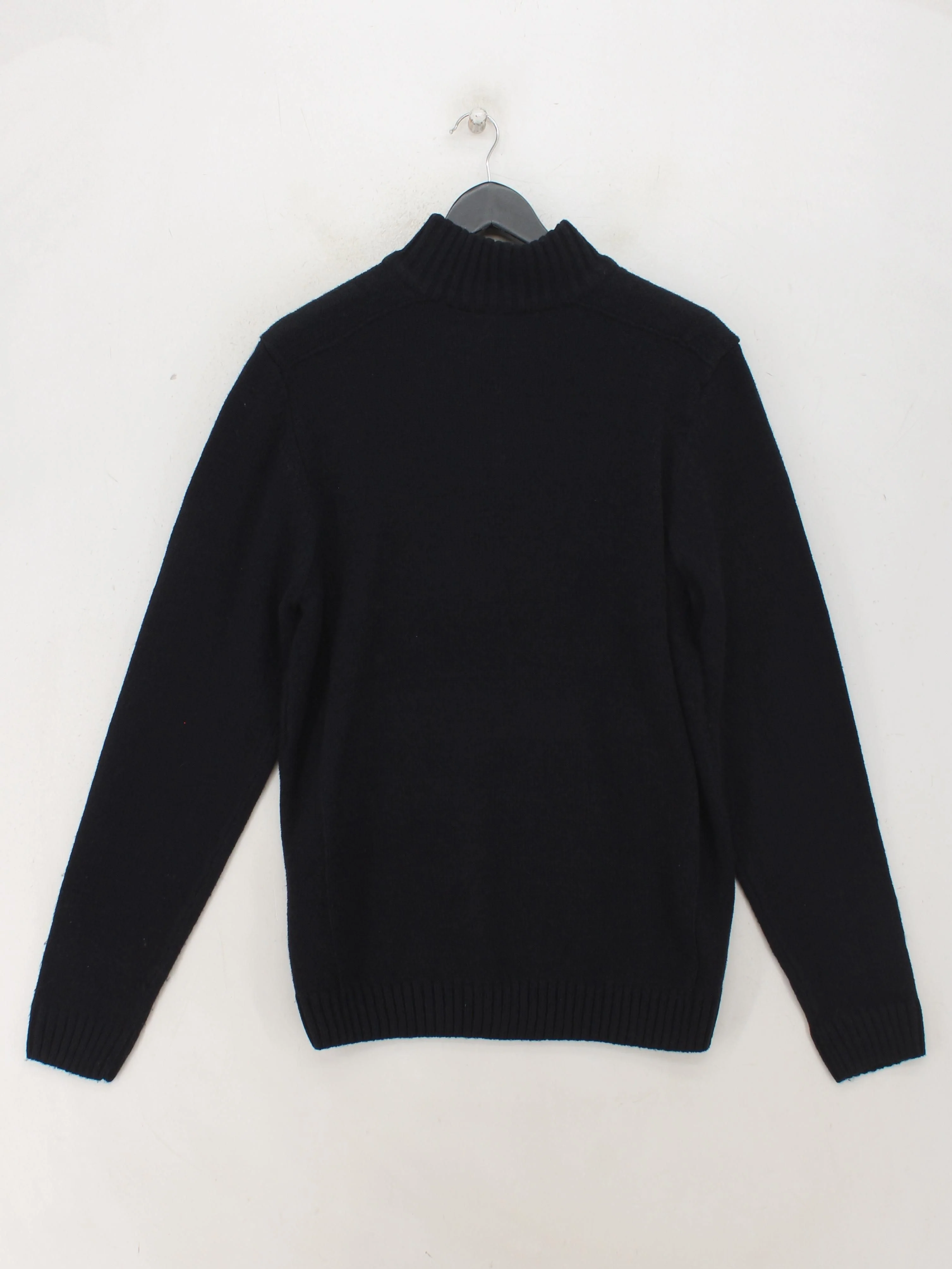 Kensington Men's Jumper L Black 100% Acrylic Mock Neck Pullover - Image 2