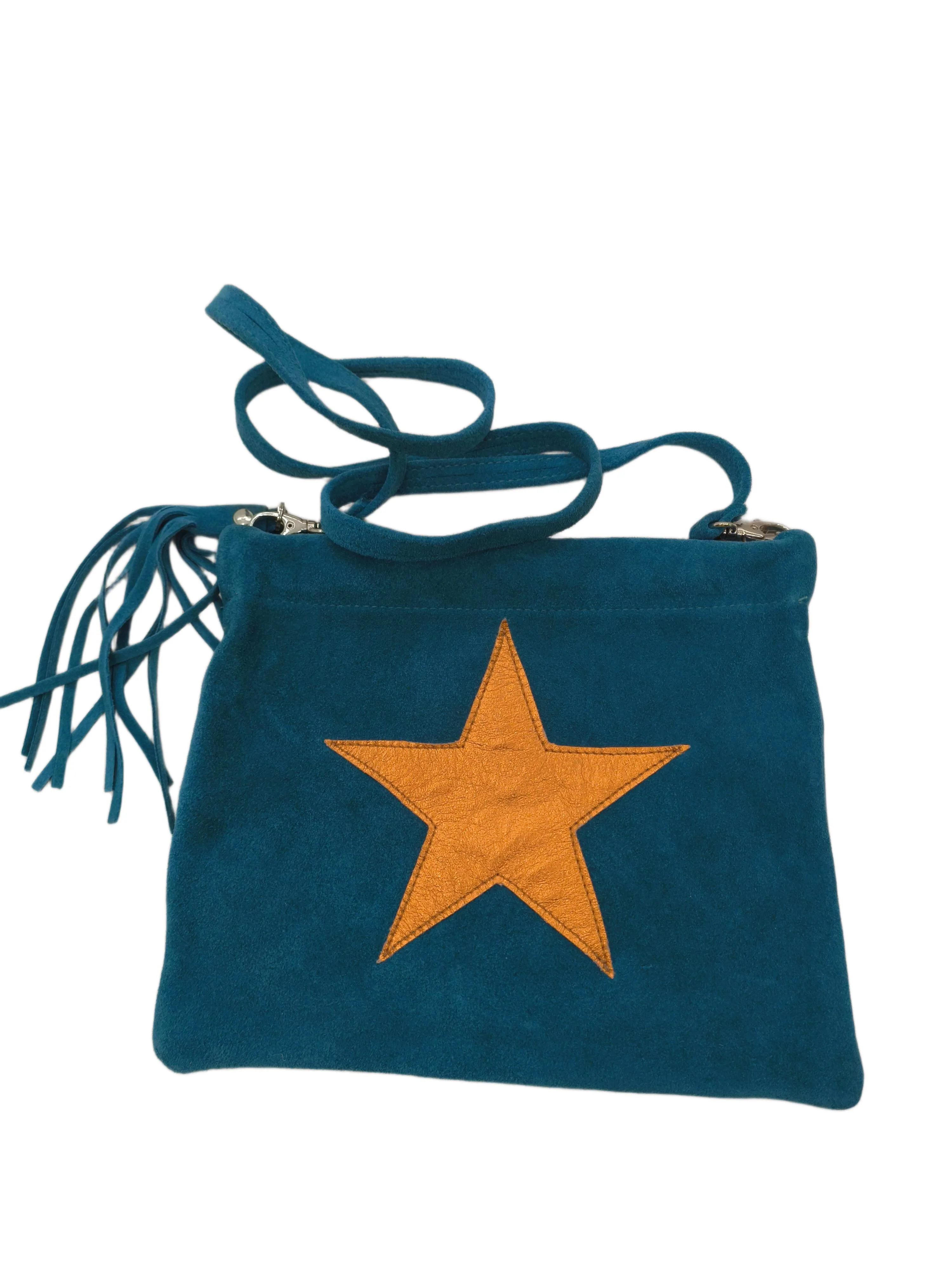 Kettlewell Women's Bag Blue 100% Suede Crossbody