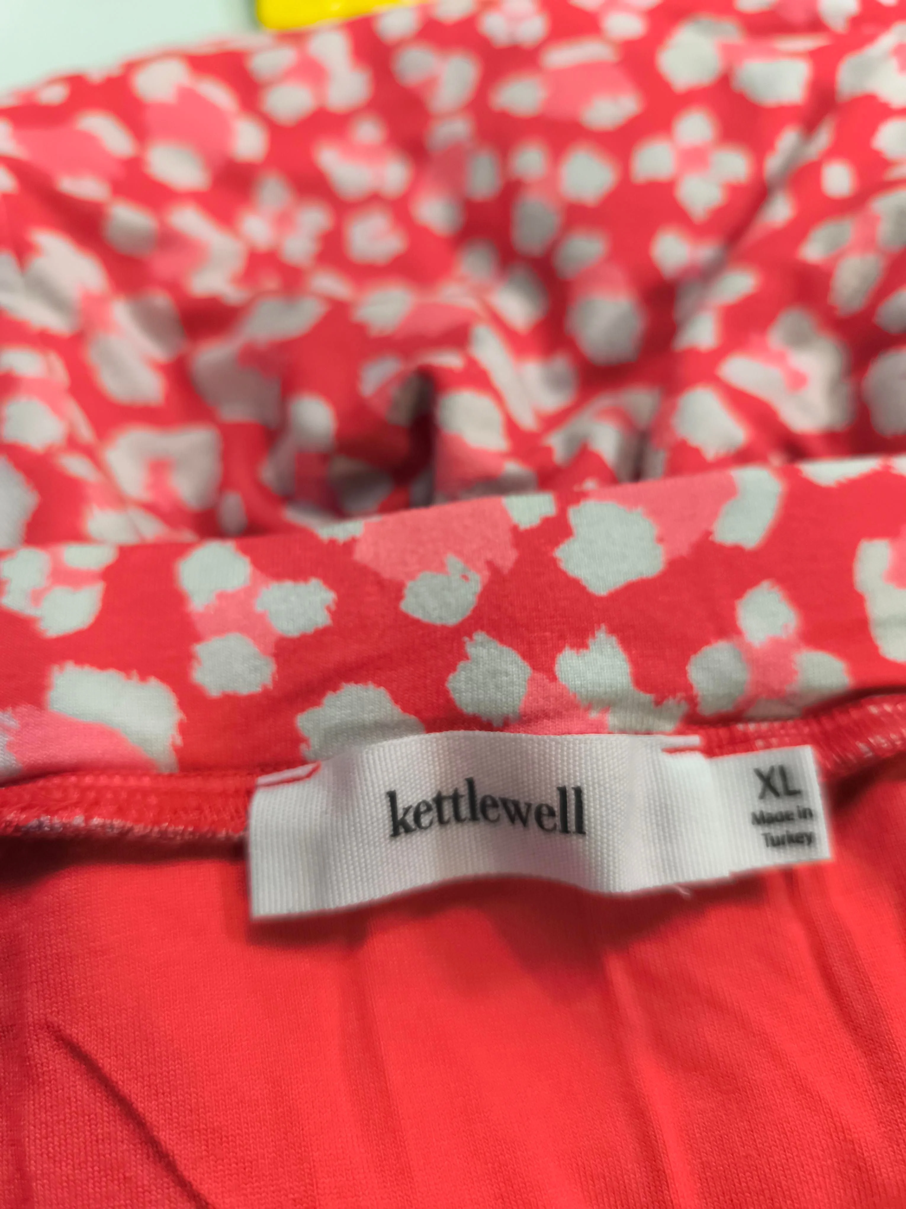 Kettlewell Women's Midi Skirt XL Red Viscose with Elastane Midi A-Line - Image 5