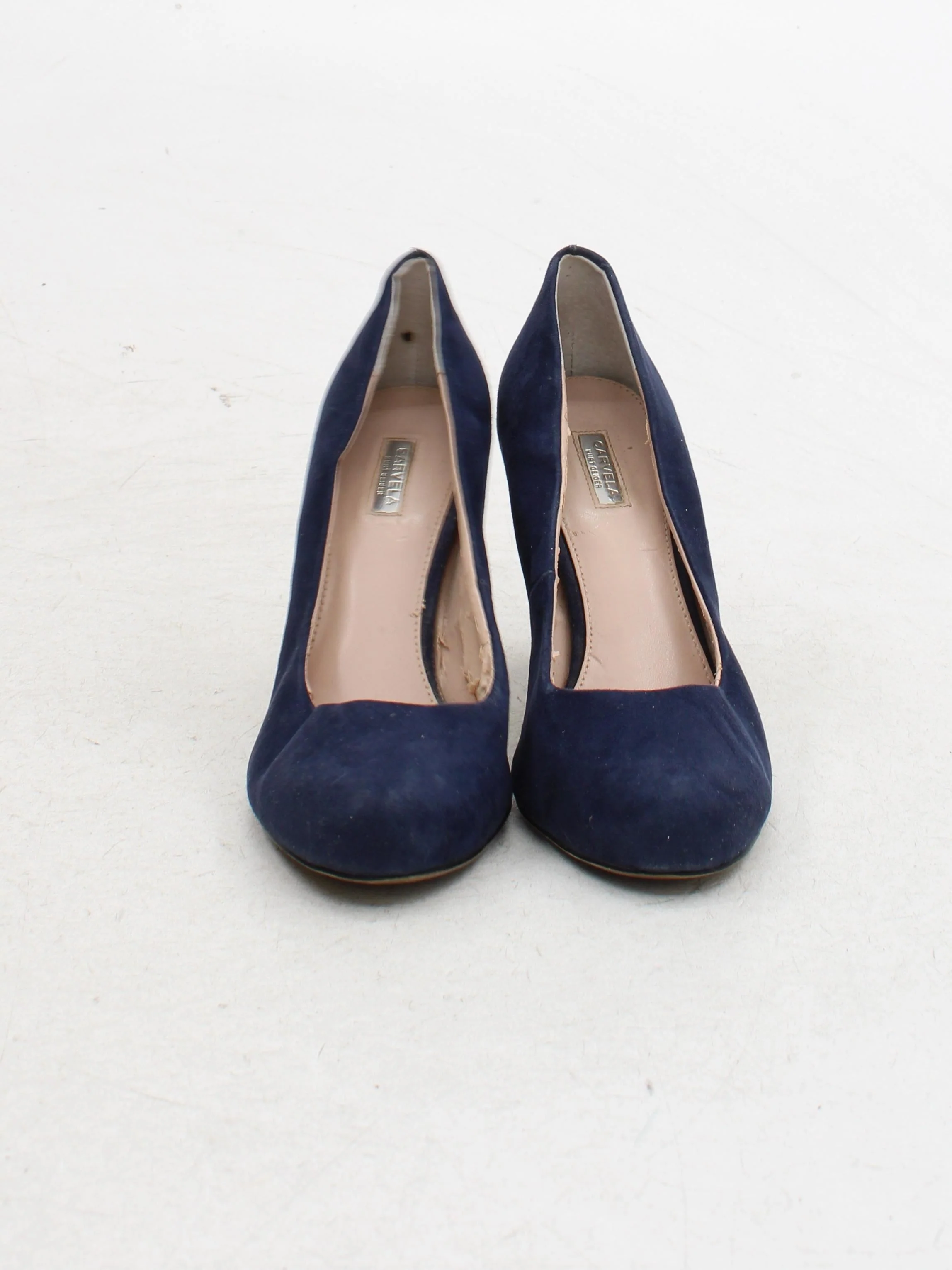 KG - Kurt Geiger Women's Heels UK 4 Blue 100% Suede Court - Image 2