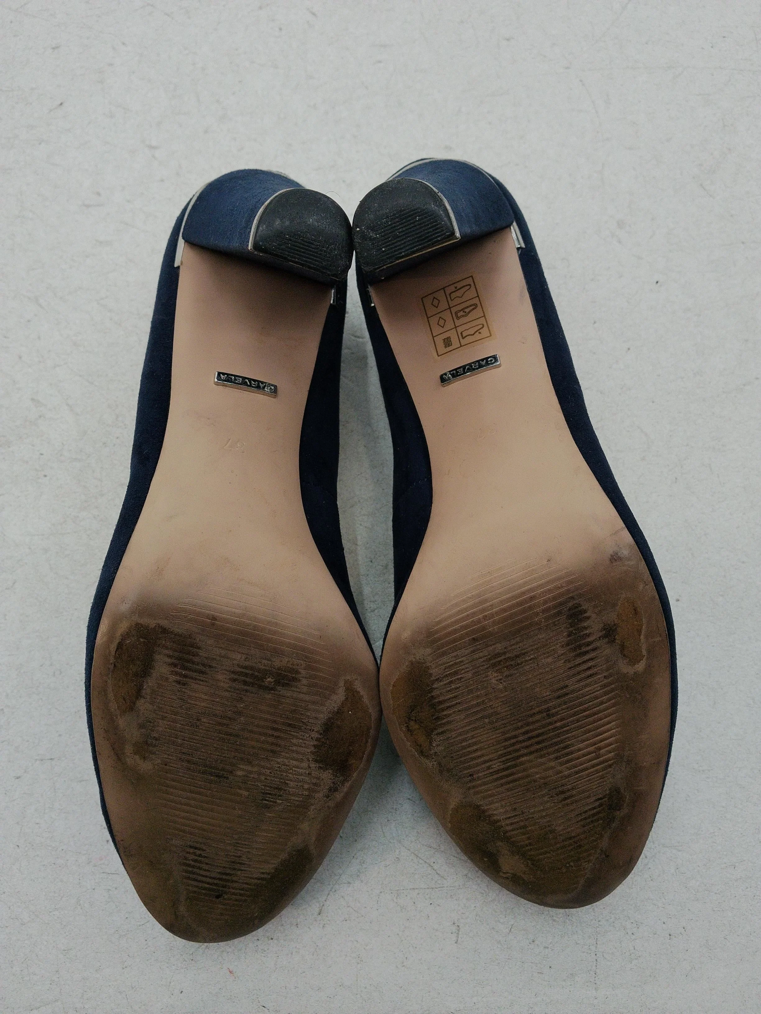 KG - Kurt Geiger Women's Heels UK 4 Blue 100% Suede Court - Image 7