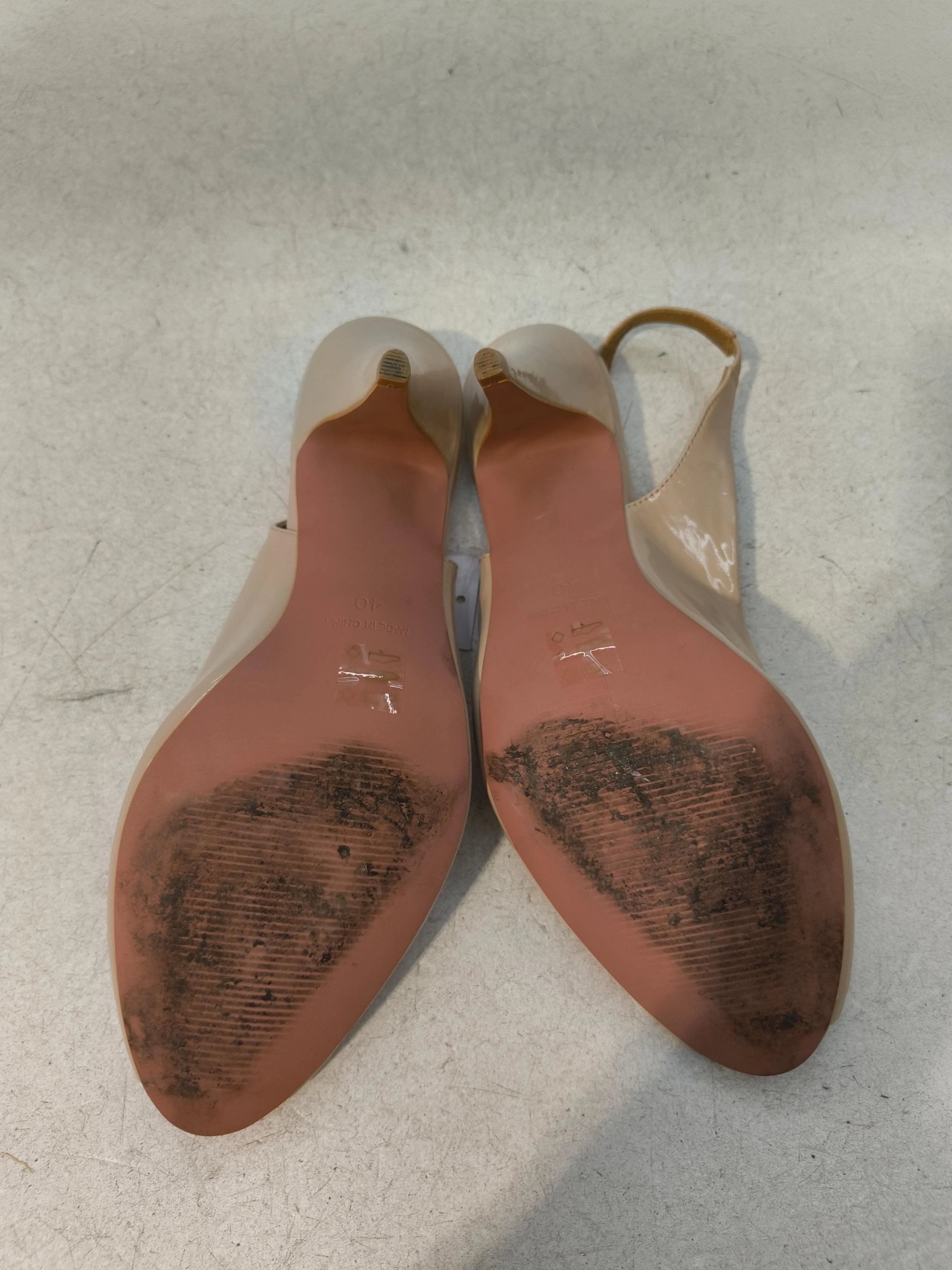 KG - Kurt Geiger Women's Heels UK 6.5 Cream 100% Faux Leather Court - Image 7
