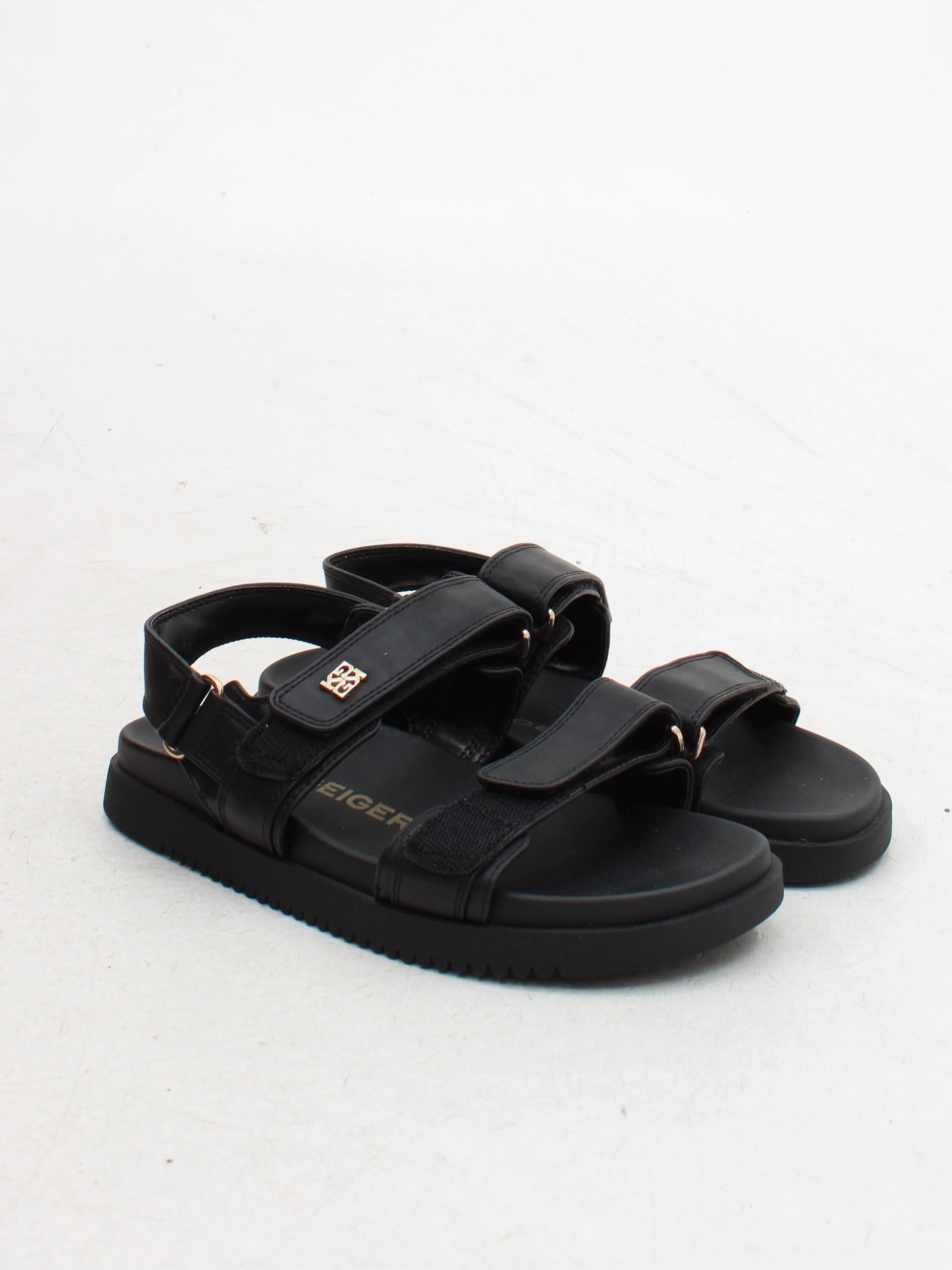 KG - Kurt Geiger Women's Sandals UK 6.5 Black 100% Faux Leather Strappy - Image 4