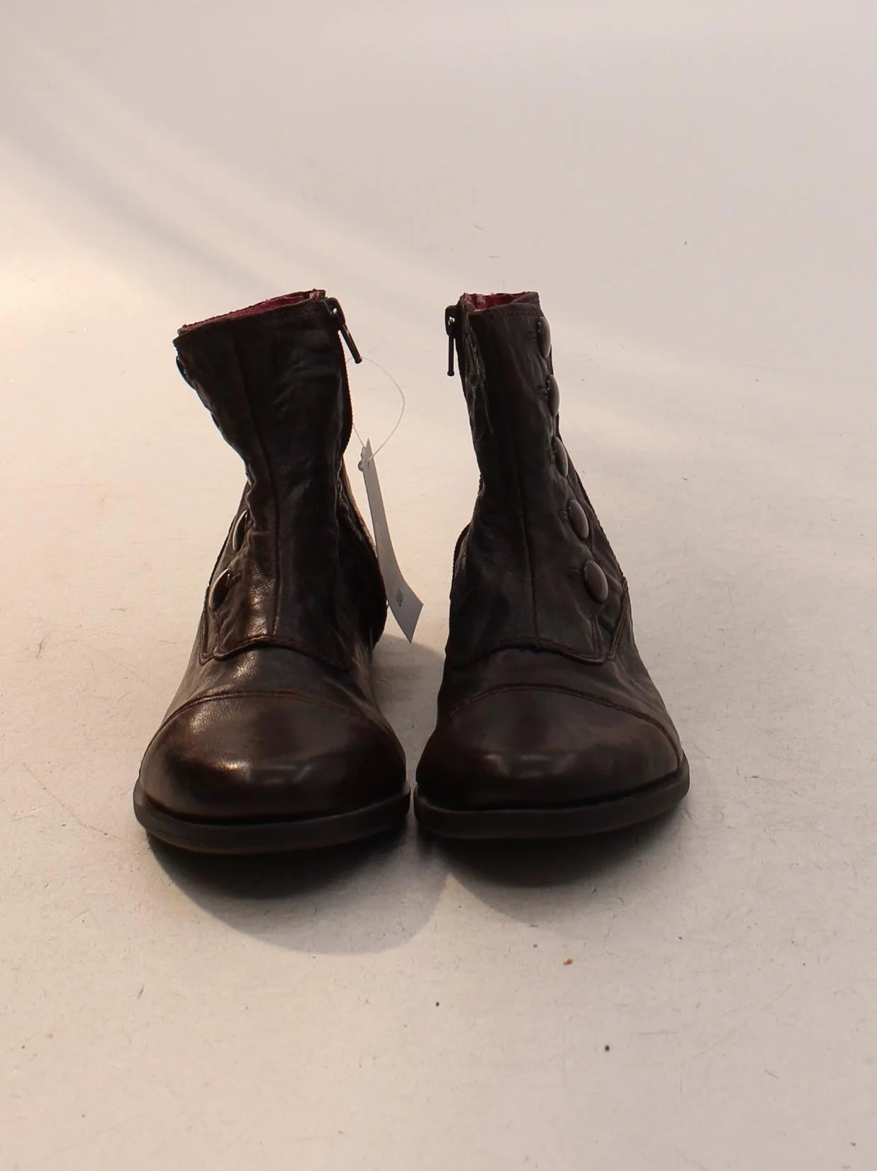 Kickers Women's Boots UK 6 Brown 100% Leather Combat - Image 2