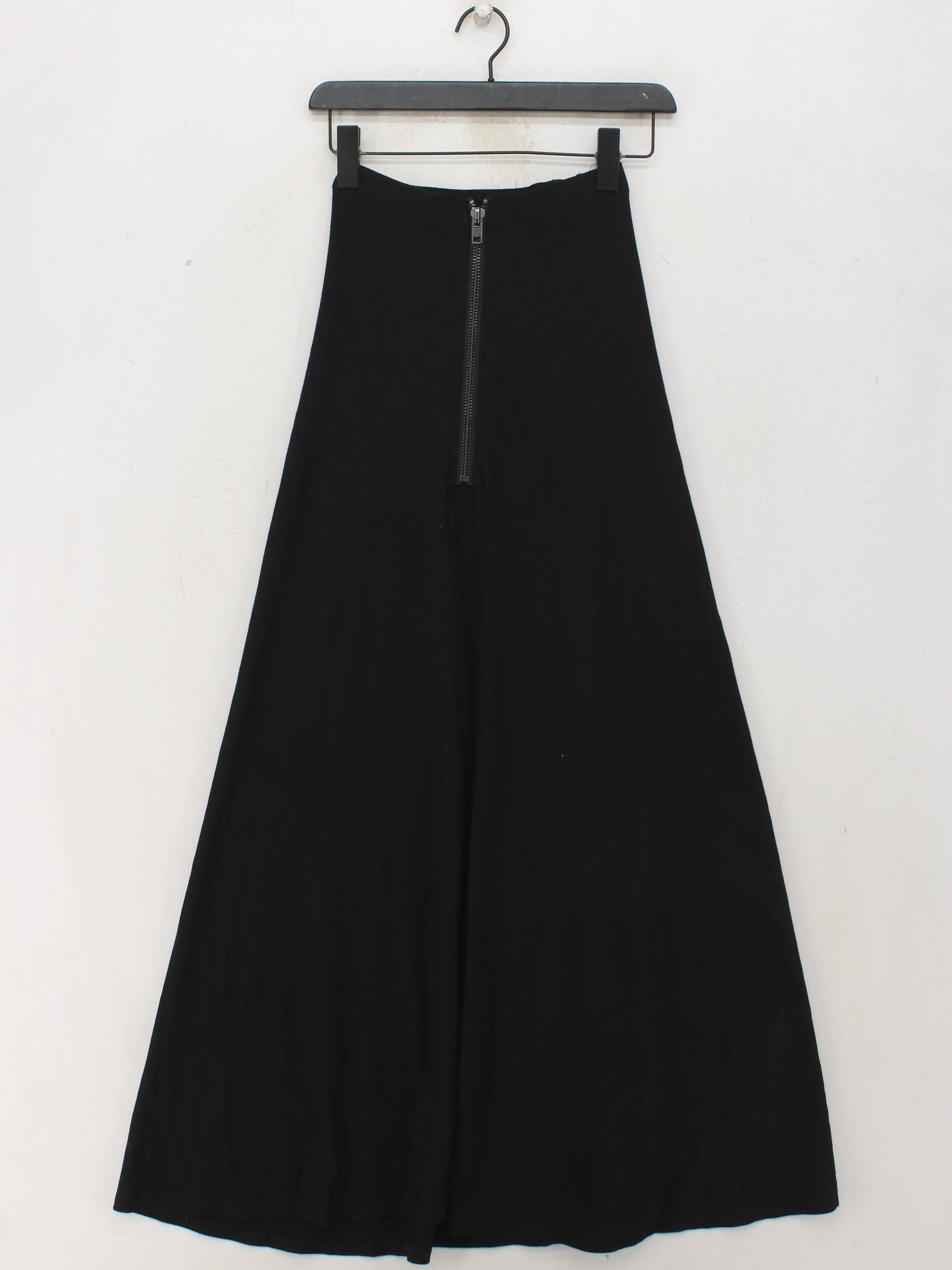 Killstar Women's Midi Skirt XS Black Rayon with Nylon, Elastane Midi A-Line - Image 2
