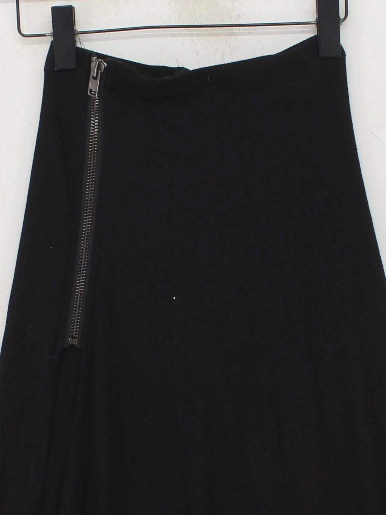 Killstar Women's Midi Skirt XS Black Rayon with Nylon, Elastane Midi A-Line - Image 3