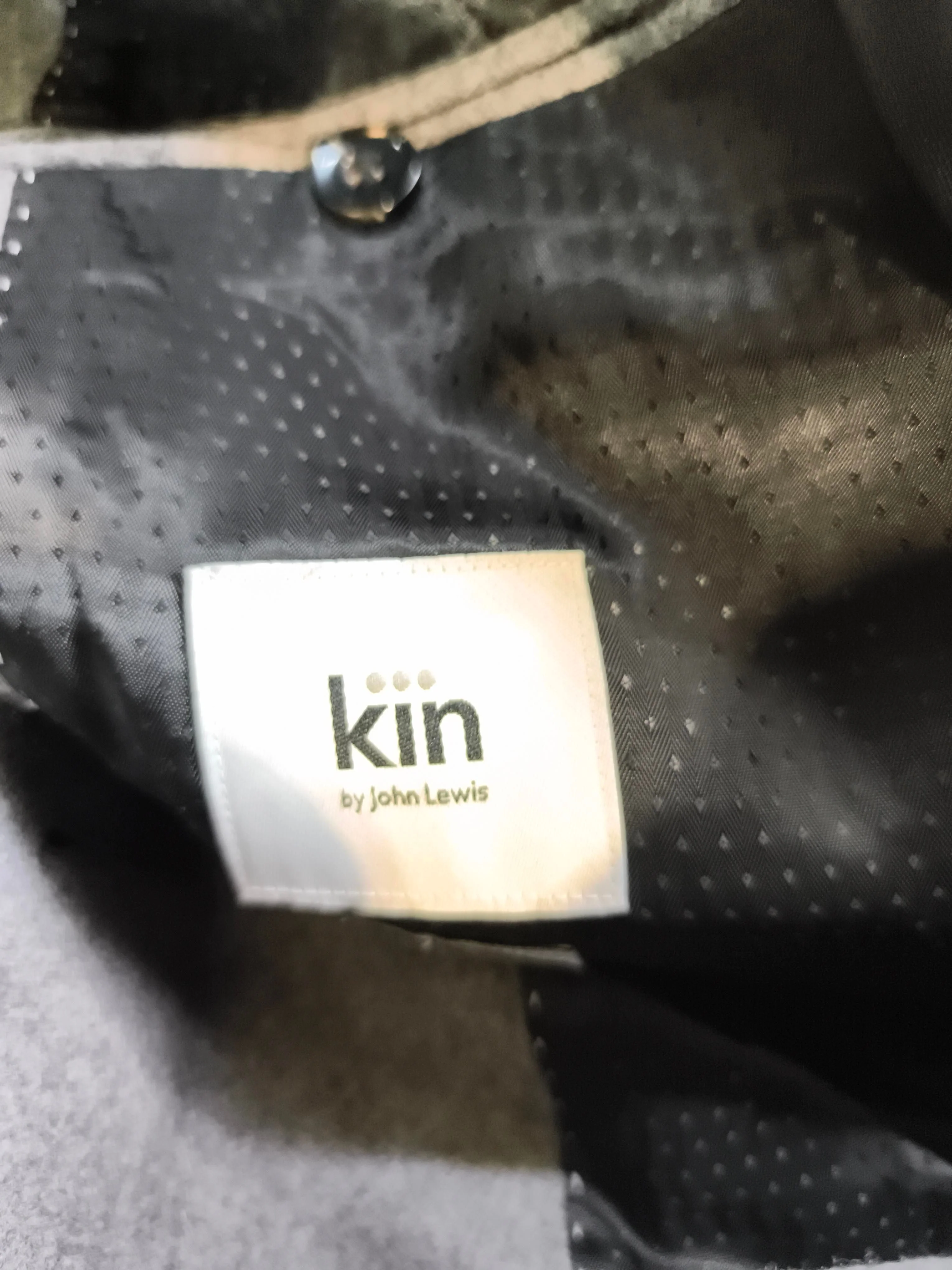 Kin By John Lewis Men's Coat L Grey Wool - Image 5
