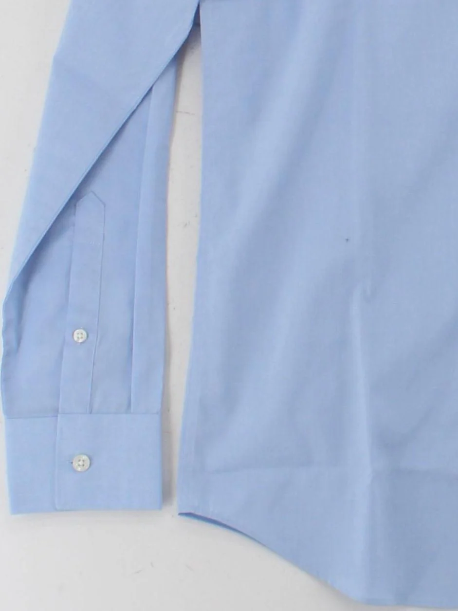 Kin Men's Shirt Collar: 14.5 in Blue Cotton with Elastane Basic - Image 4