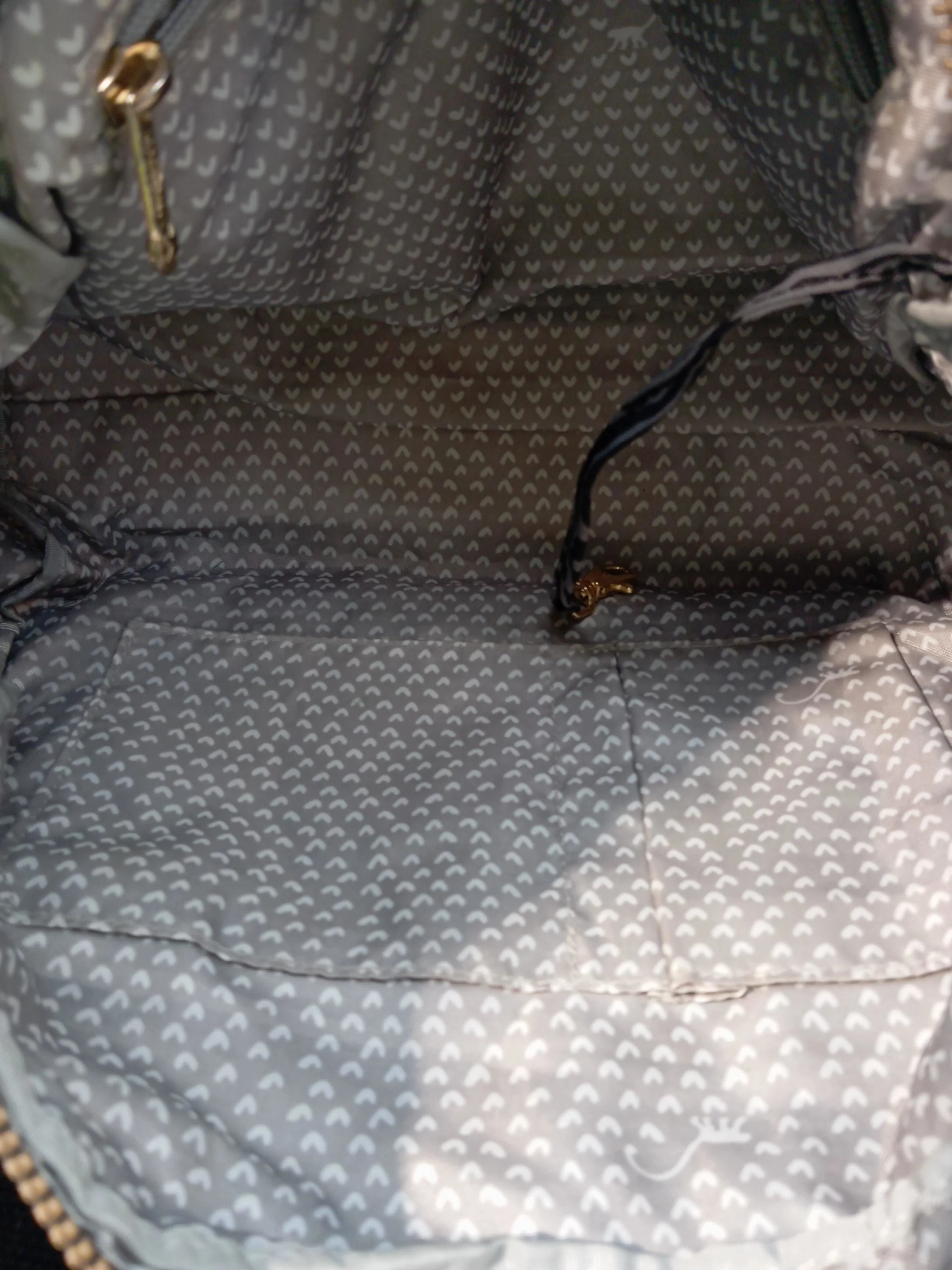 Kipling Women's Bag Grey Animal Print 100% Polyester Shoulder Bag - Image 4