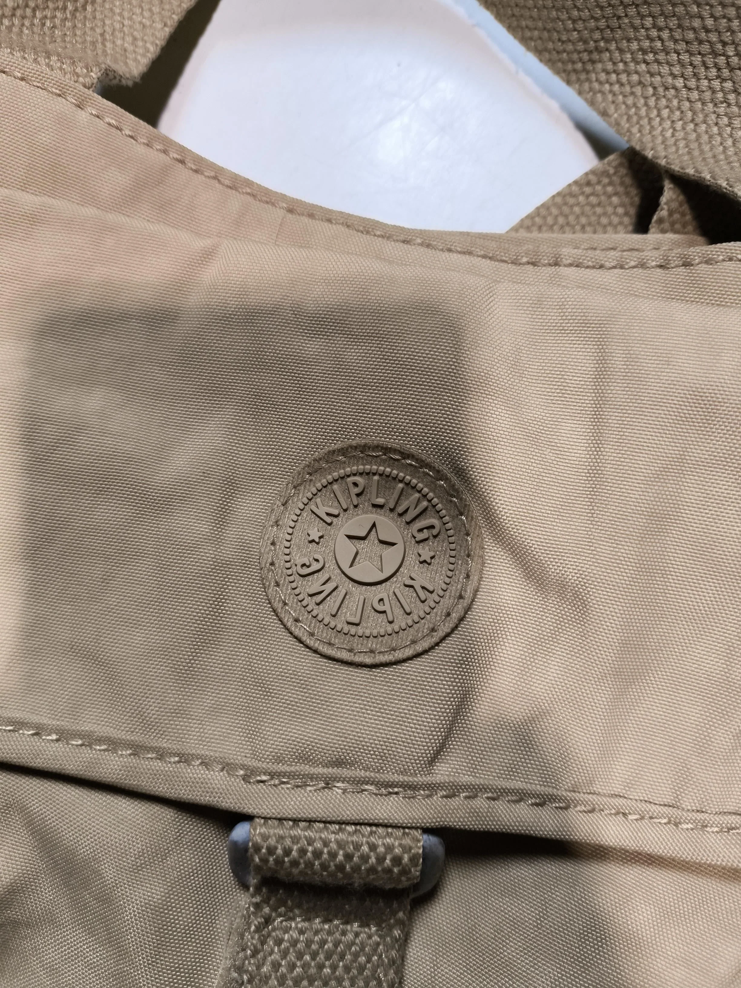 Kipling Women's Bag Tan 100% Nylon Shoulder Bag - Image 5