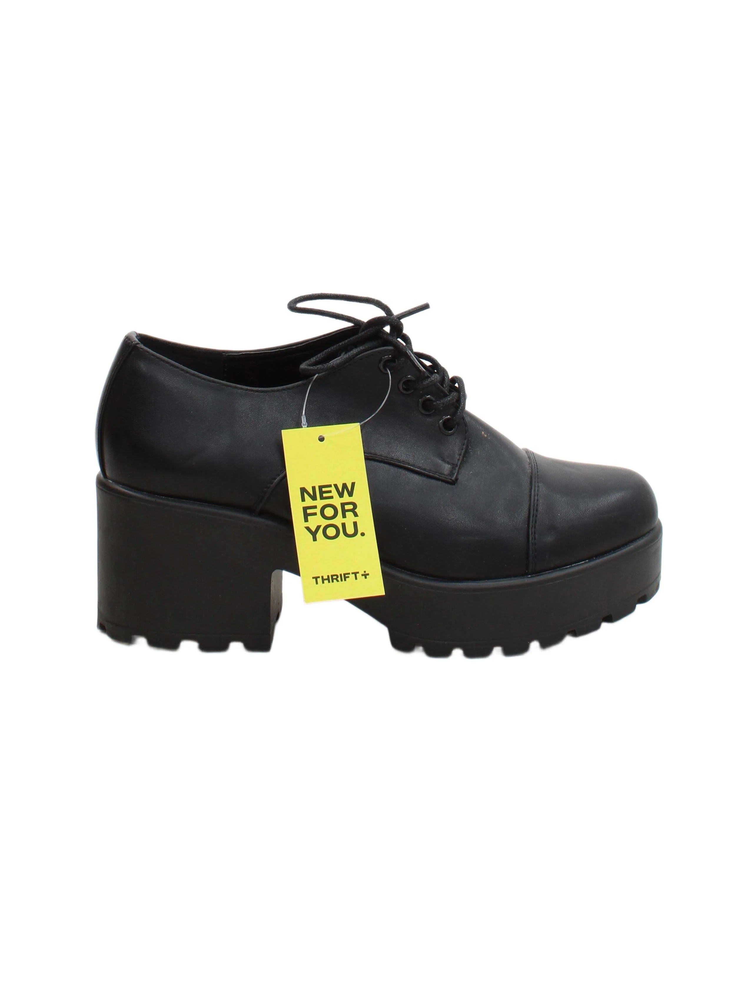 Koi Footwear Women's Boots UK 6 Black 100% Faux Leather Platform