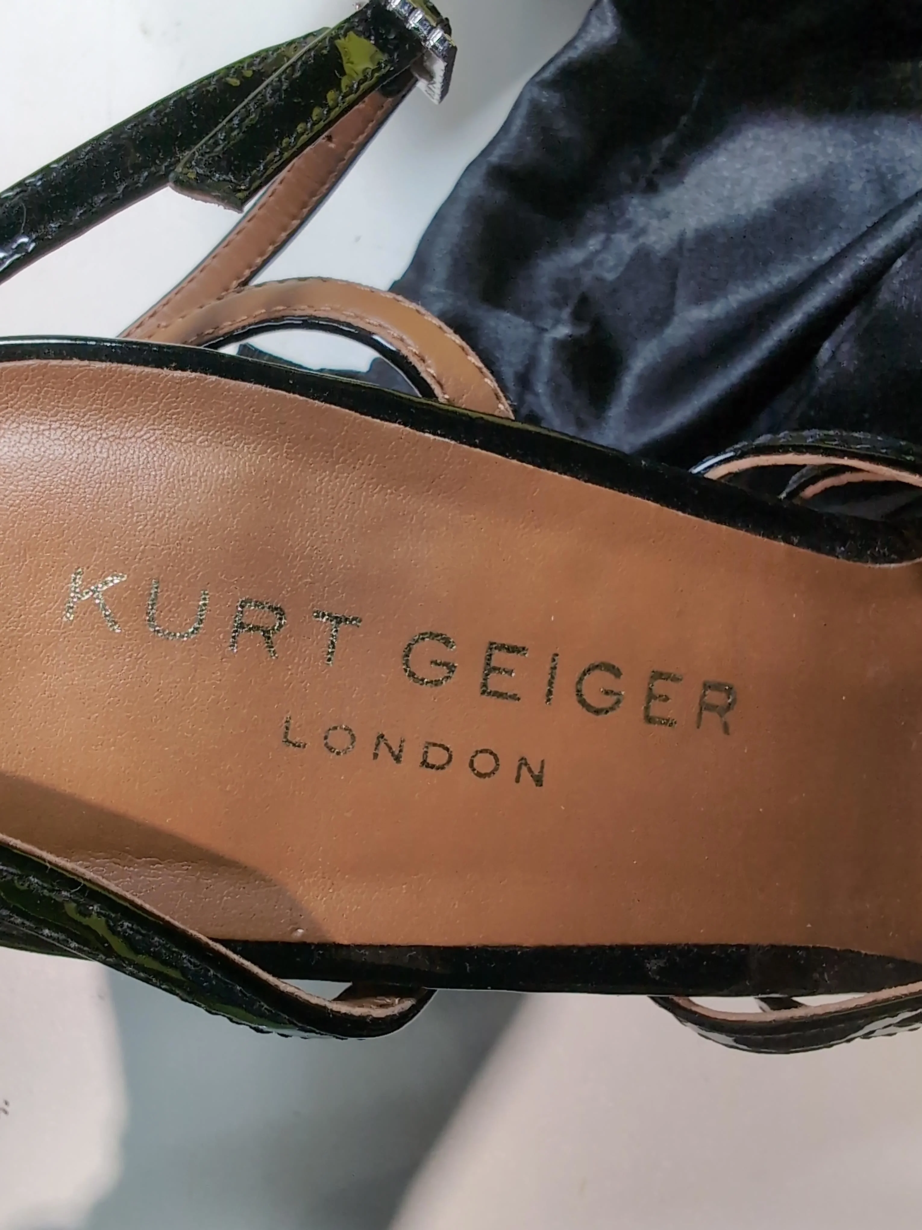 Kurt Geiger Women's Heels UK 6 Black 100% Leather Platform - Image 8