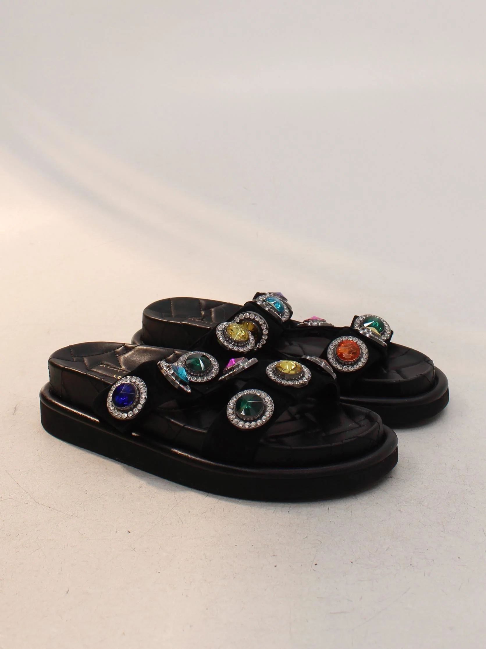 Kurt Geiger Women's Sandals UK 7 Black 100% Faux Leather Slider - Image 4