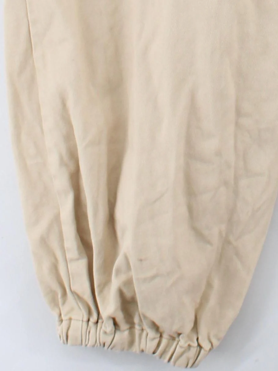 L.F. Markey Women's Jumpsuit UK 12 Cream 100% Cotton Wide-Leg Jumpsuit - Image 4