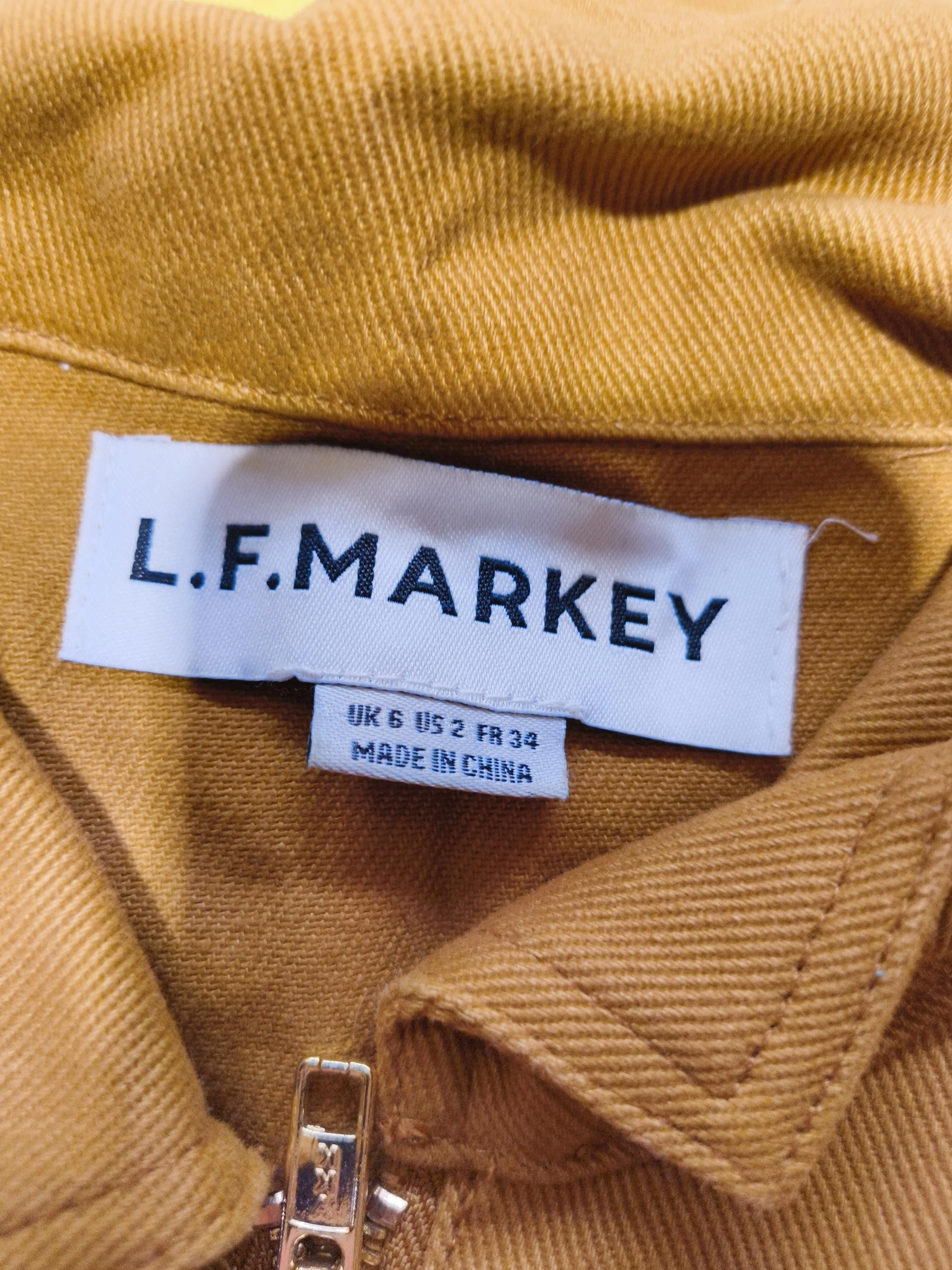 L.F. Markey Women's Jumpsuit UK 6 Tan 100% Cotton Straight Jumpsuit - Image 5