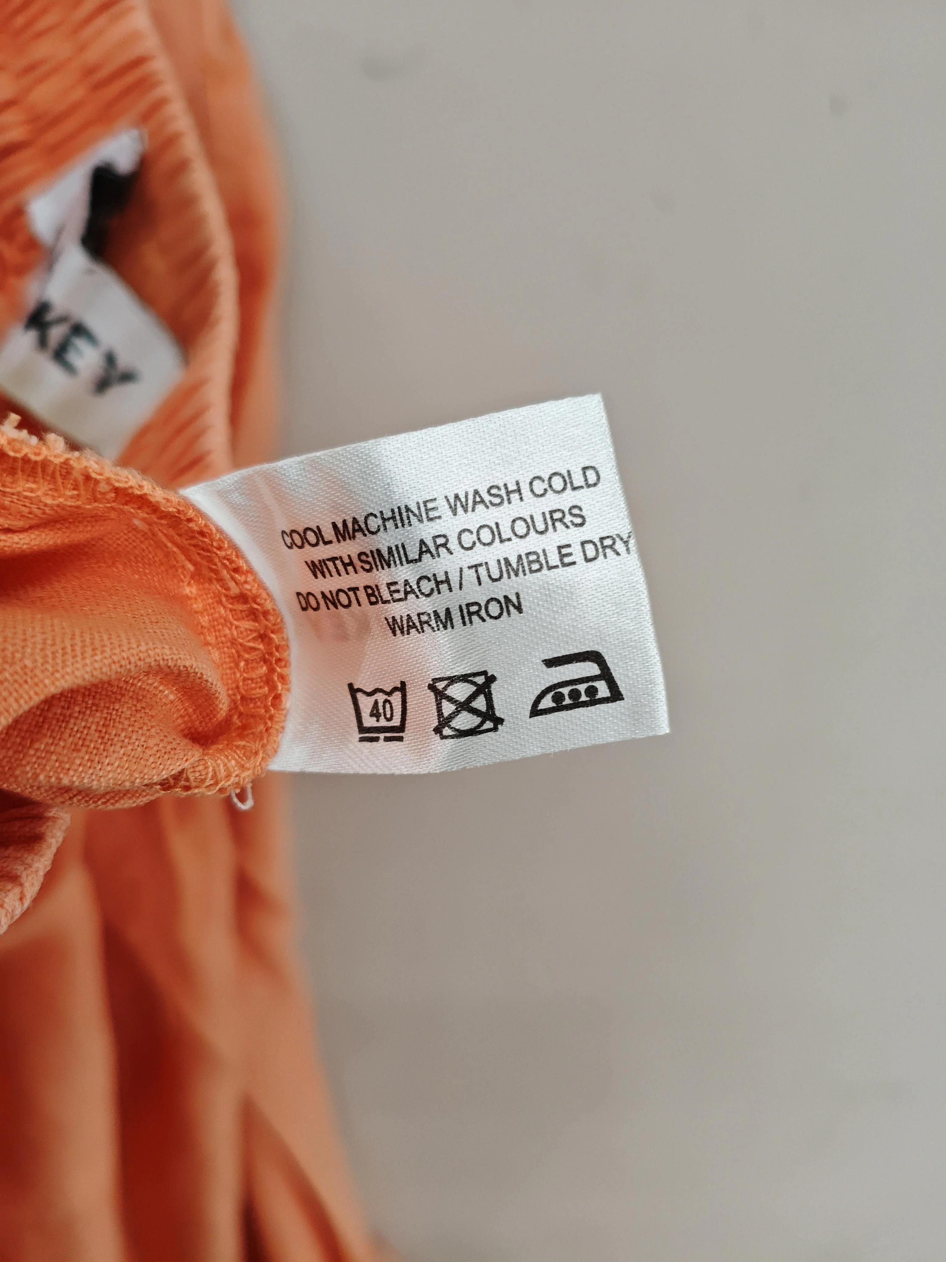 L.F. Markey Women's Trousers UK 14 Orange 100% Other Wide-Leg Cropped - Image 7