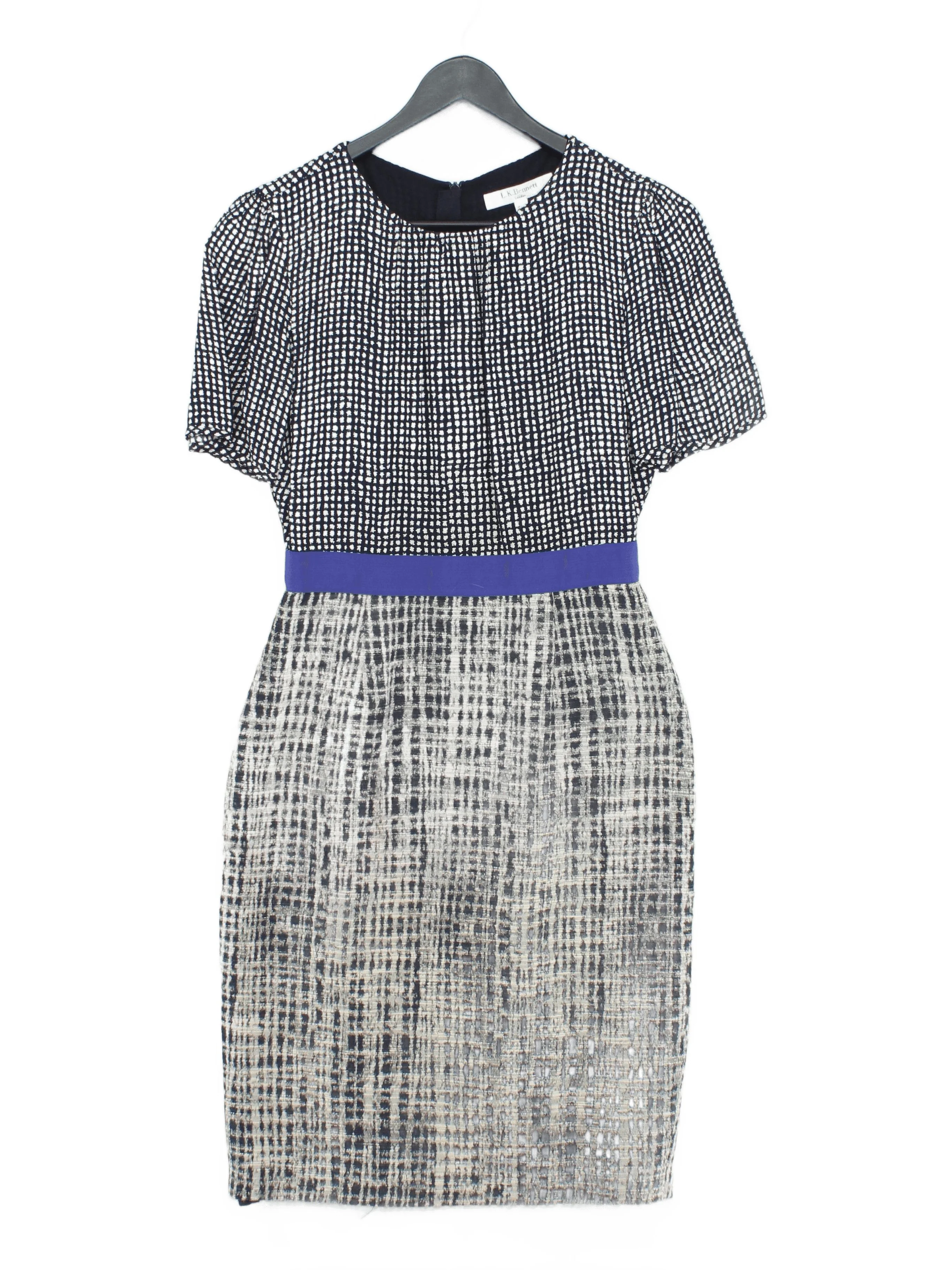 L.K. Bennett Bodycon Midi Dress UK8 in Multi