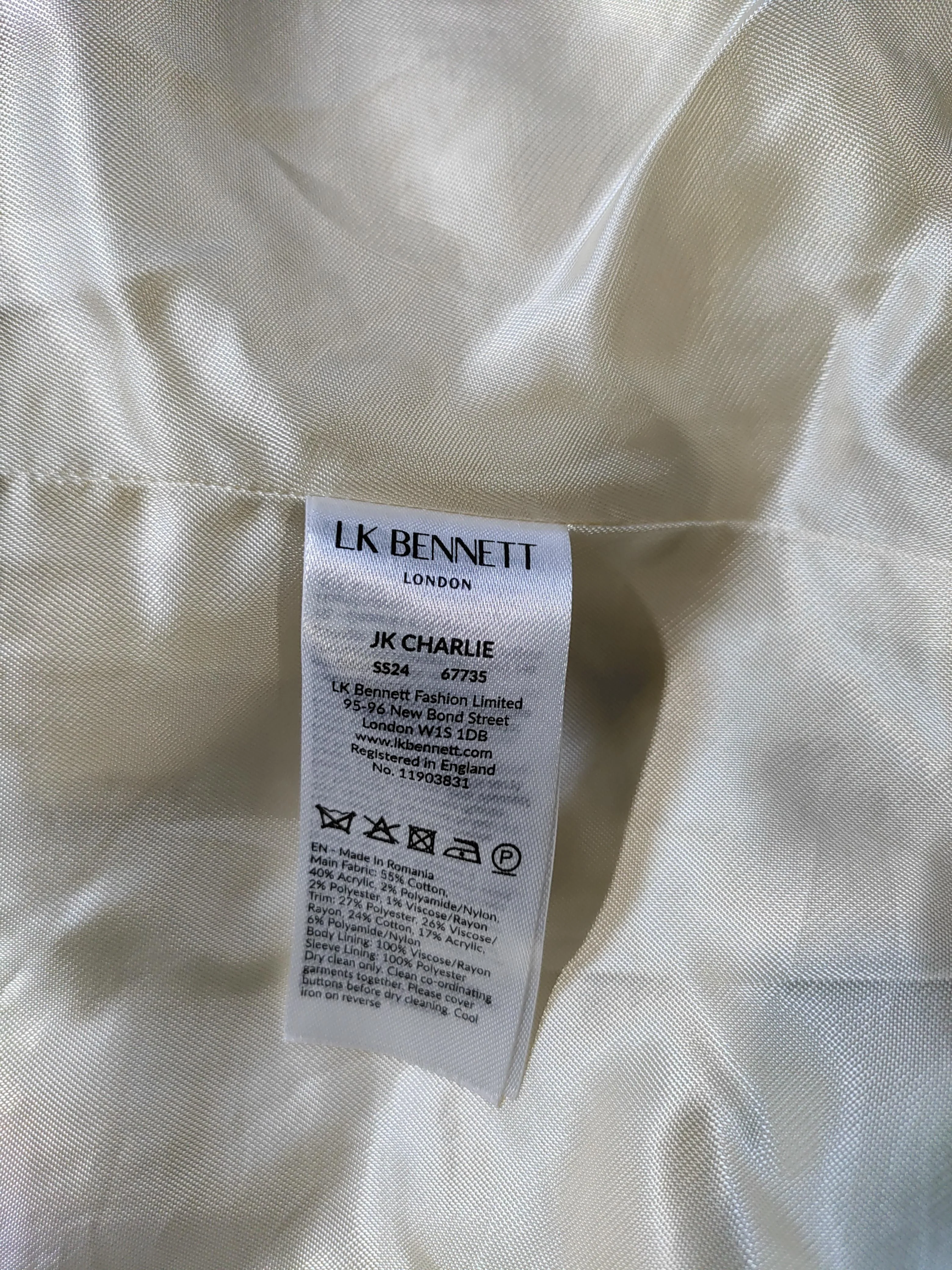 L.K. Bennett Bomber Jacket jacket cream - Image 6