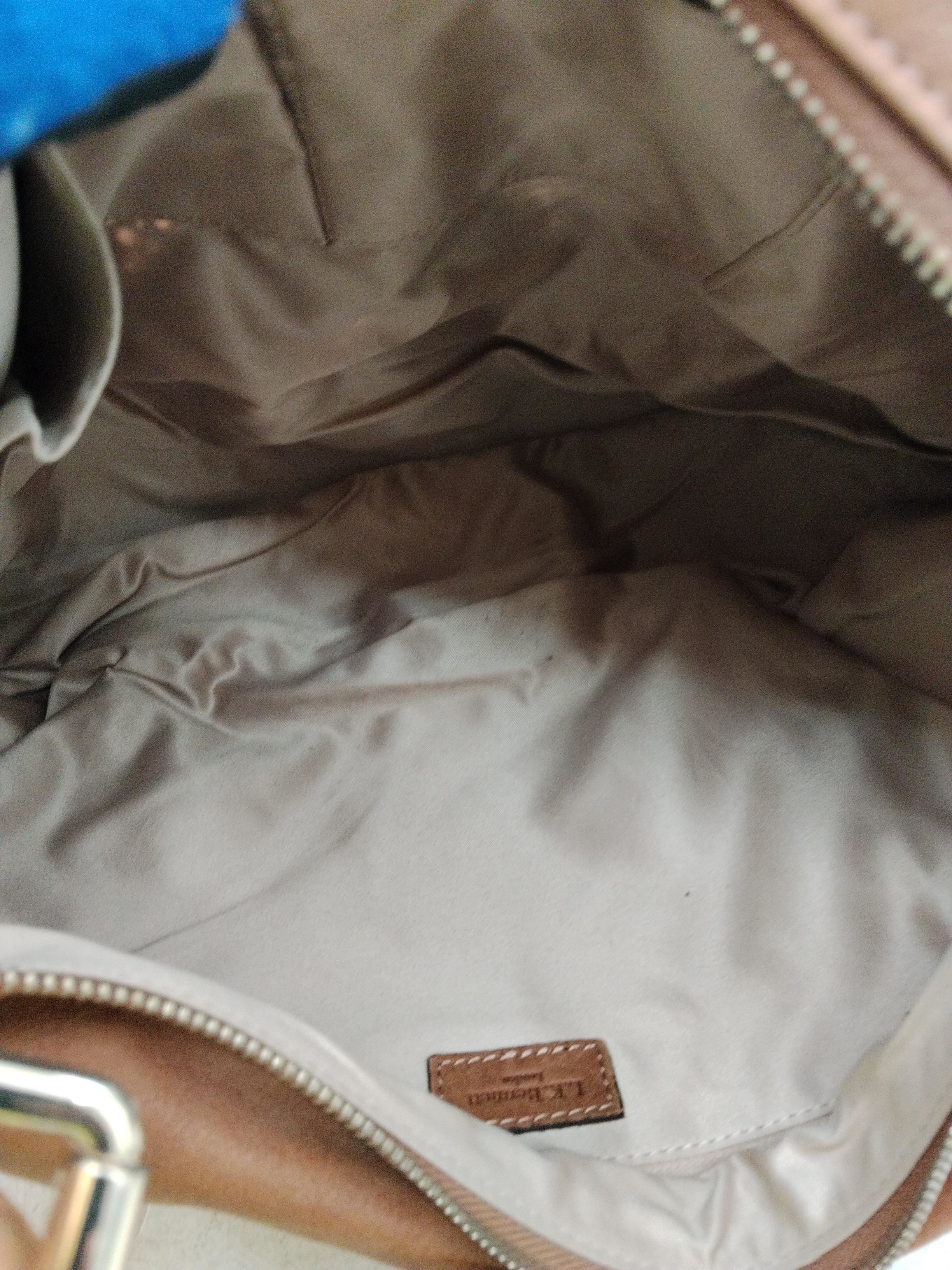 L.K. Bennett Women's Bag Tan Geometric 100% Suede Shoulder Bag - Image 4