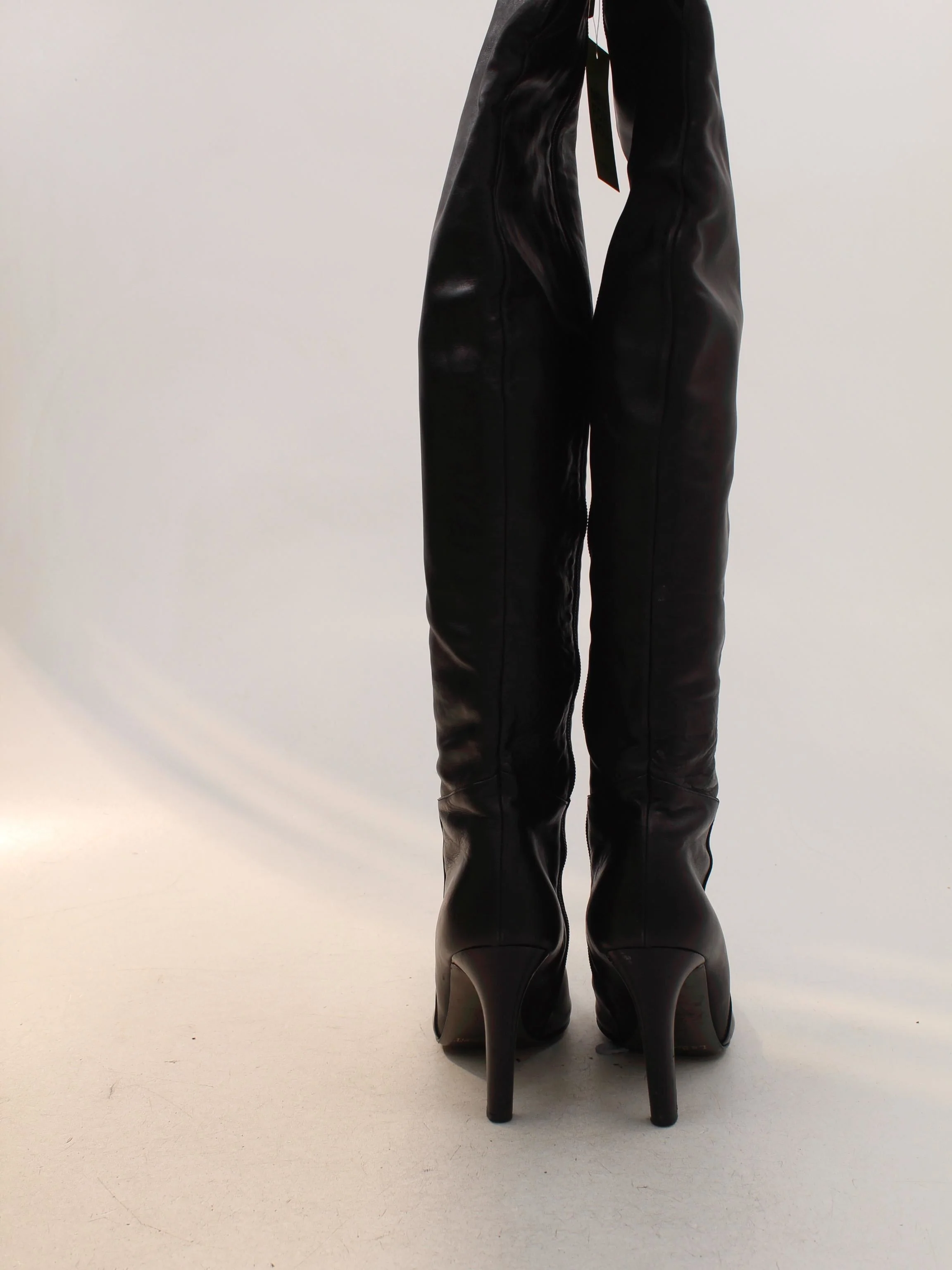 L.K. Bennett Women's Boots UK 5 Black 100% Leather Platform - Image 3