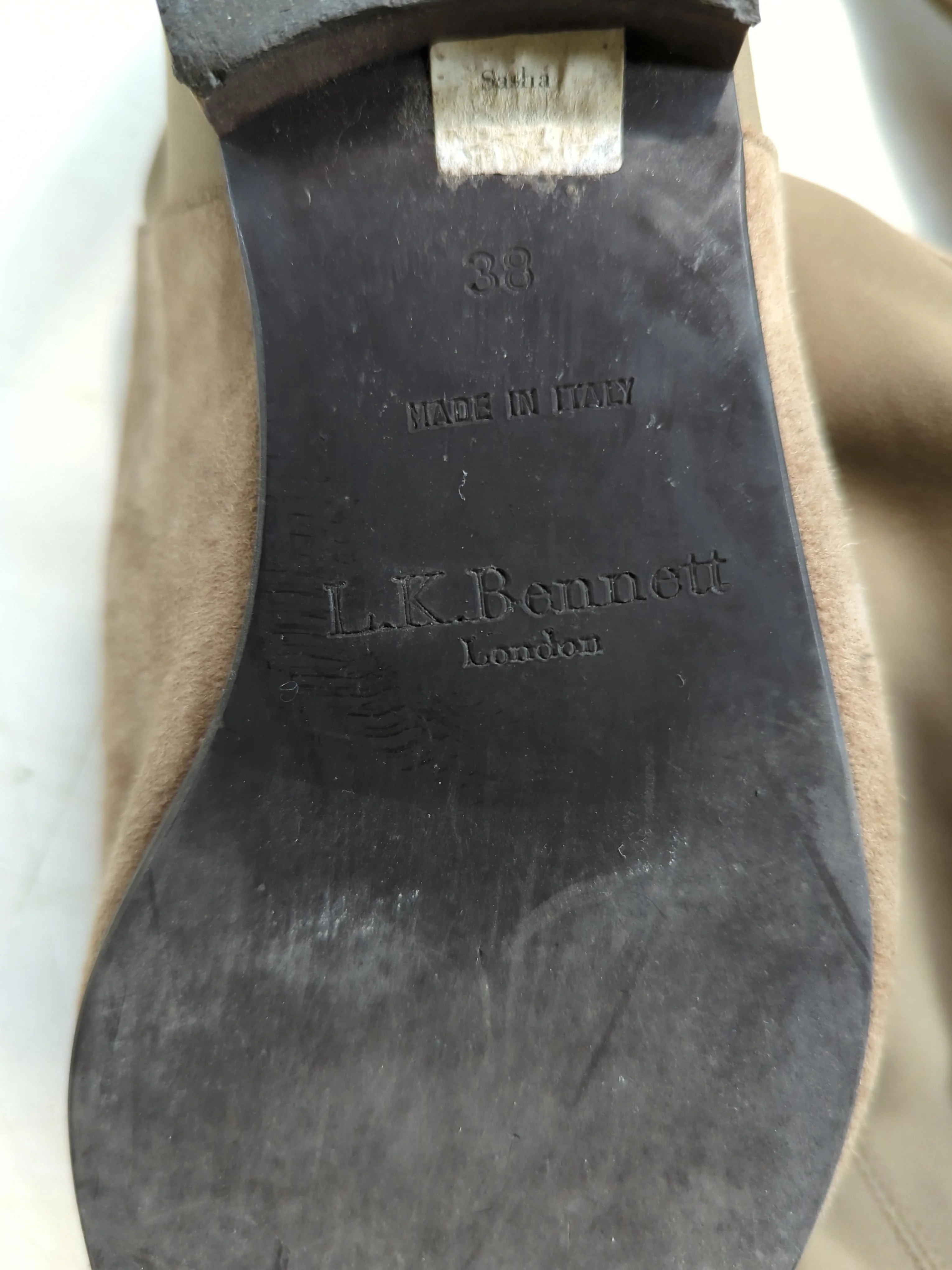 L.K. Bennett Women's Boots UK 5 Tan 100% Suede Platform - Image 10