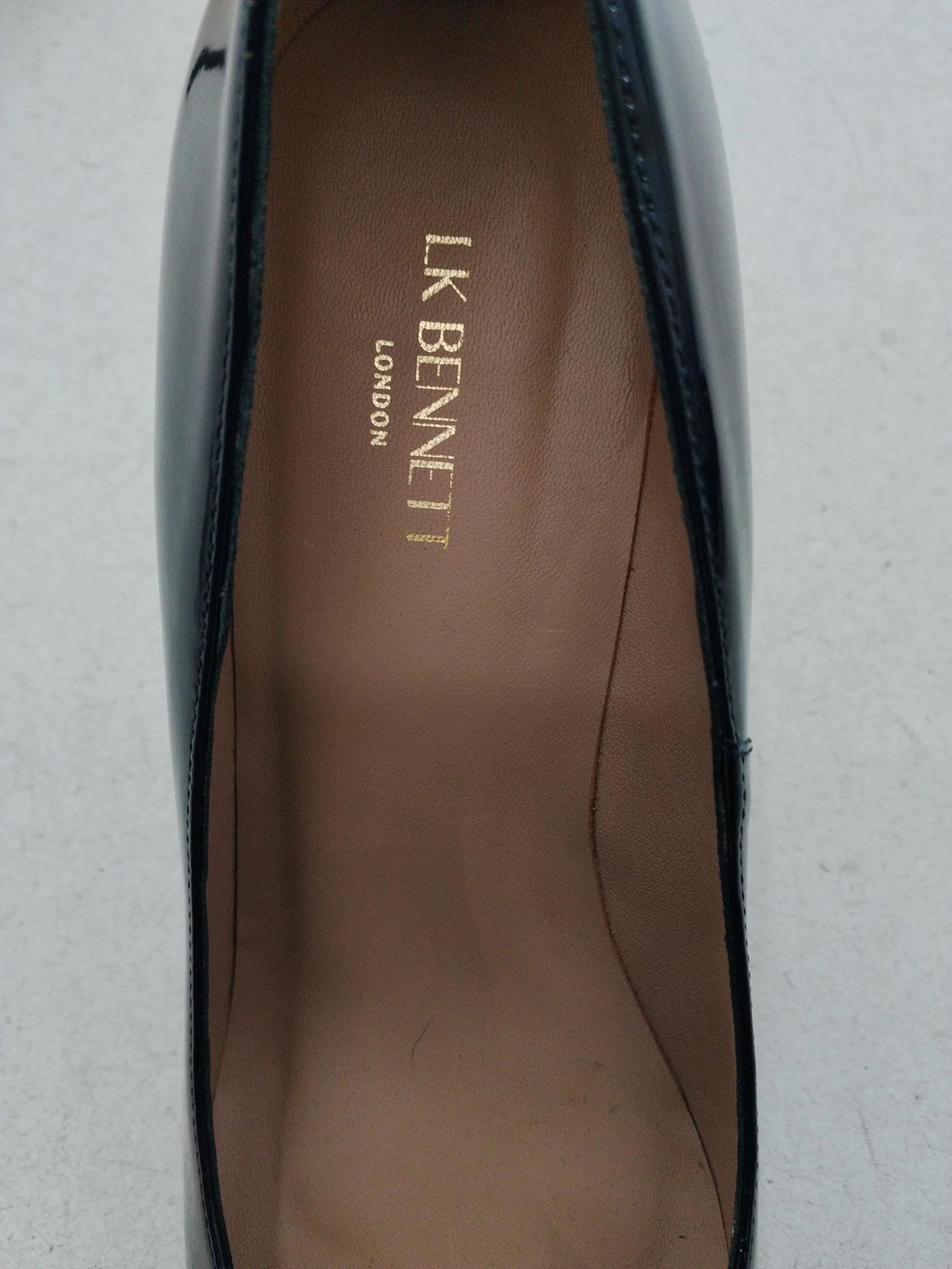 L.K. Bennett Women's Heels UK 5 Blue 100% Leather Court - Image 6