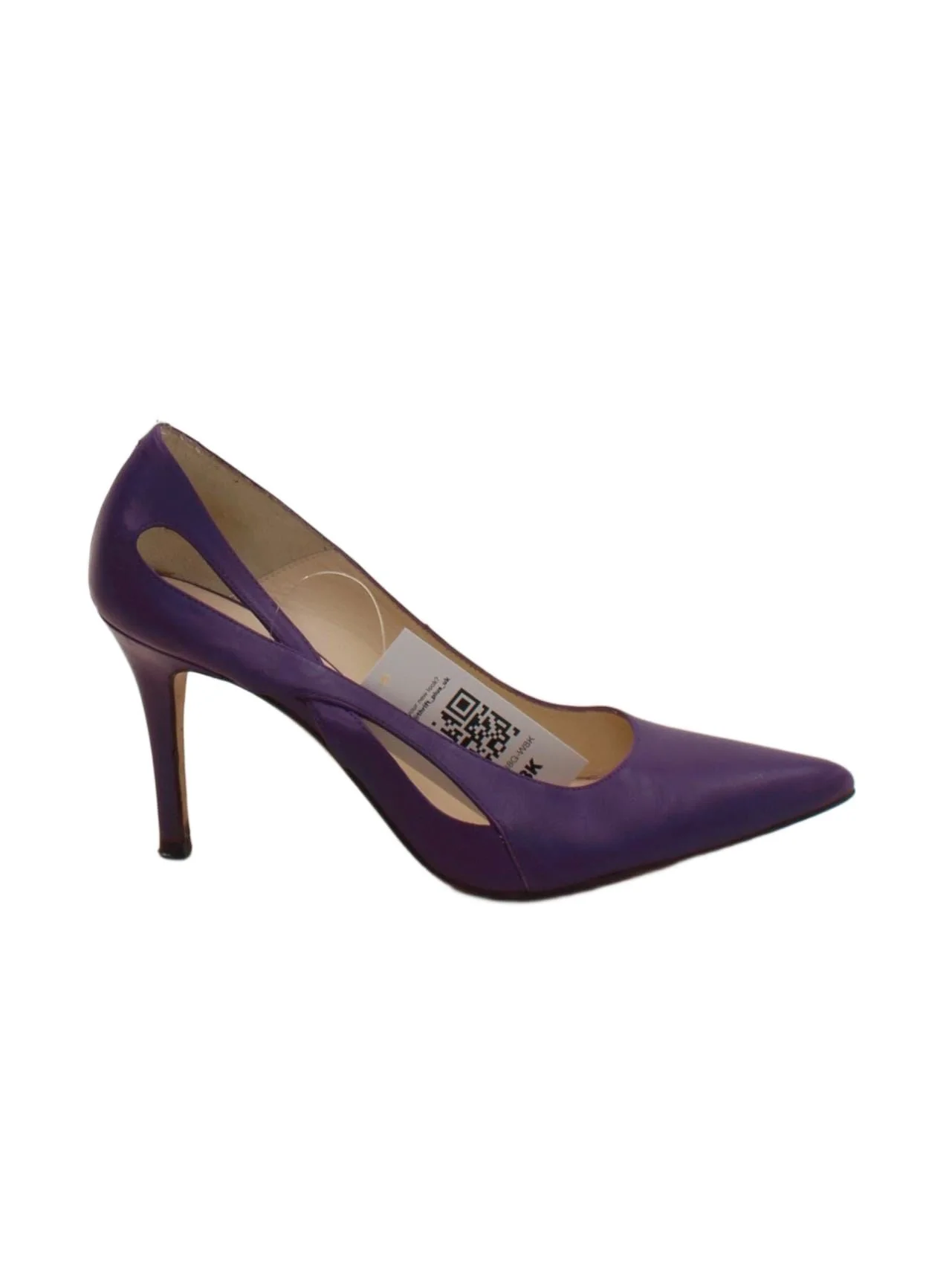 L.K. Bennett Women's Heels UK 5 Purple 100% Leather Court