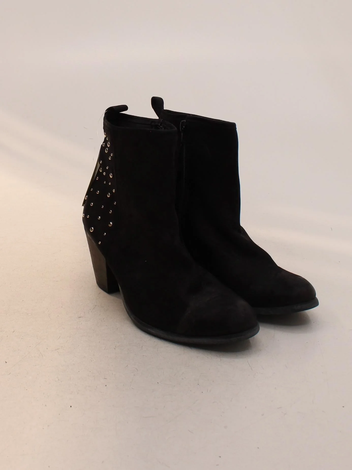 La Redoute Women's Boots UK 6 Black 100% Suede Combat - Image 4