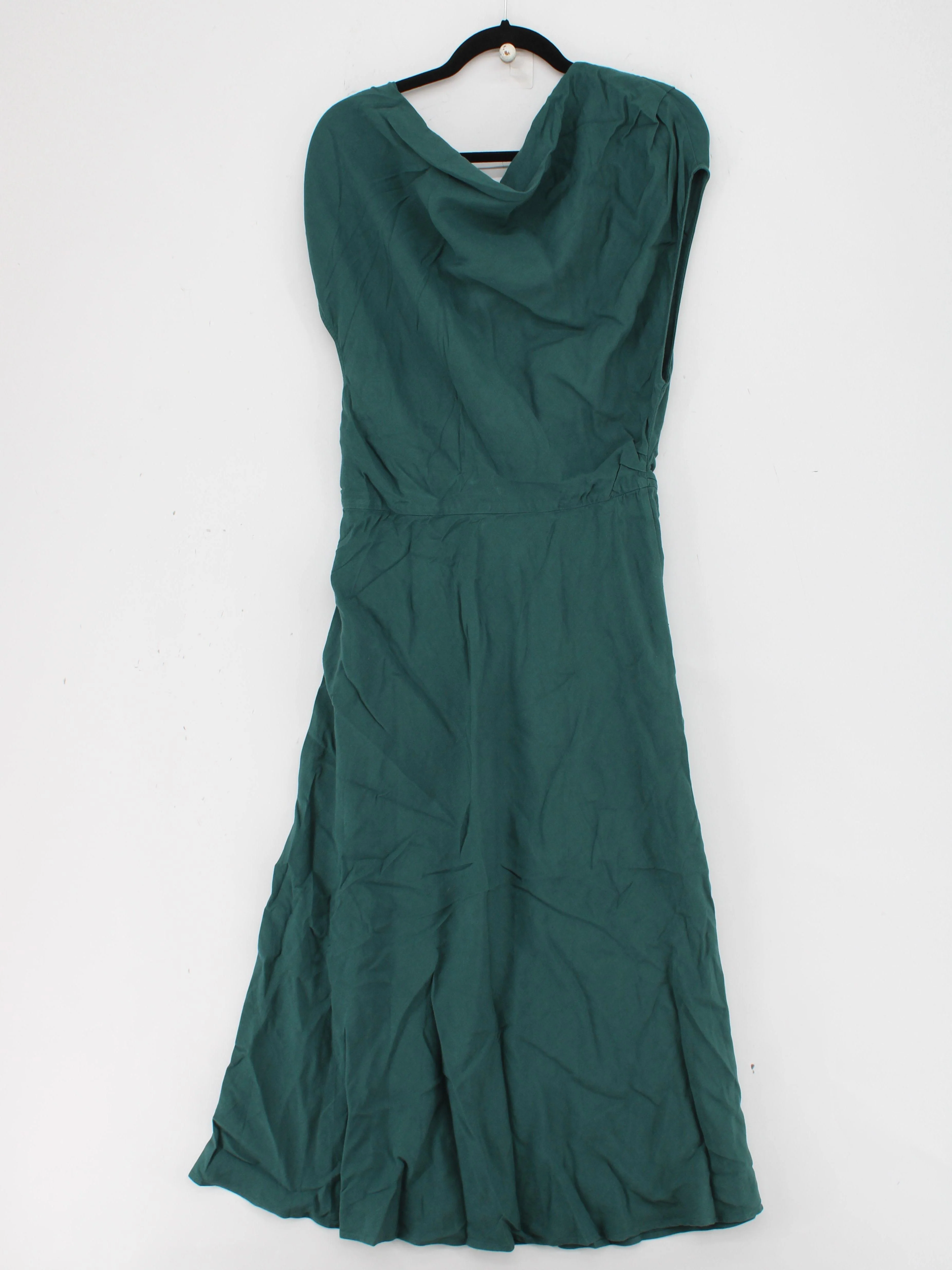 La Redoute Wrap Midi Dress UK14 in Green - Image 2