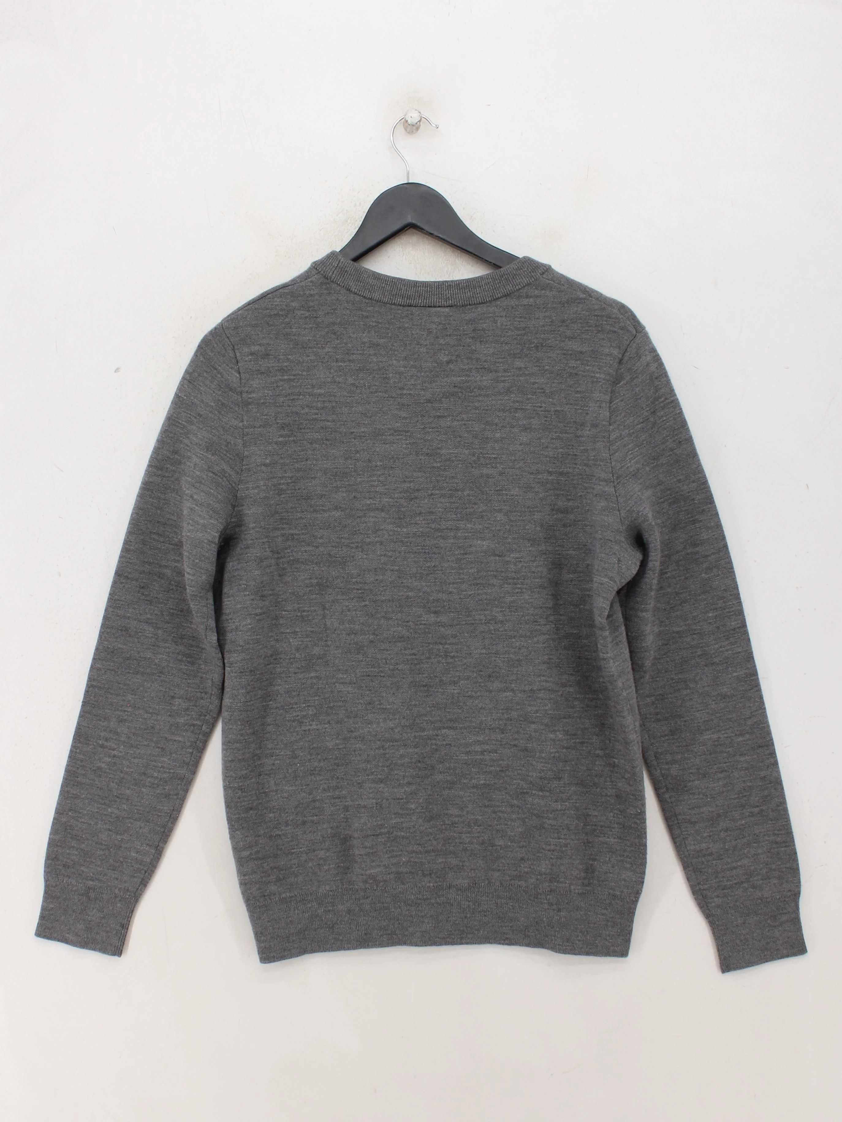 Lacoste Men's Jumper Chest: 44 in Grey Wool with Polyamide Pullover - Image 2