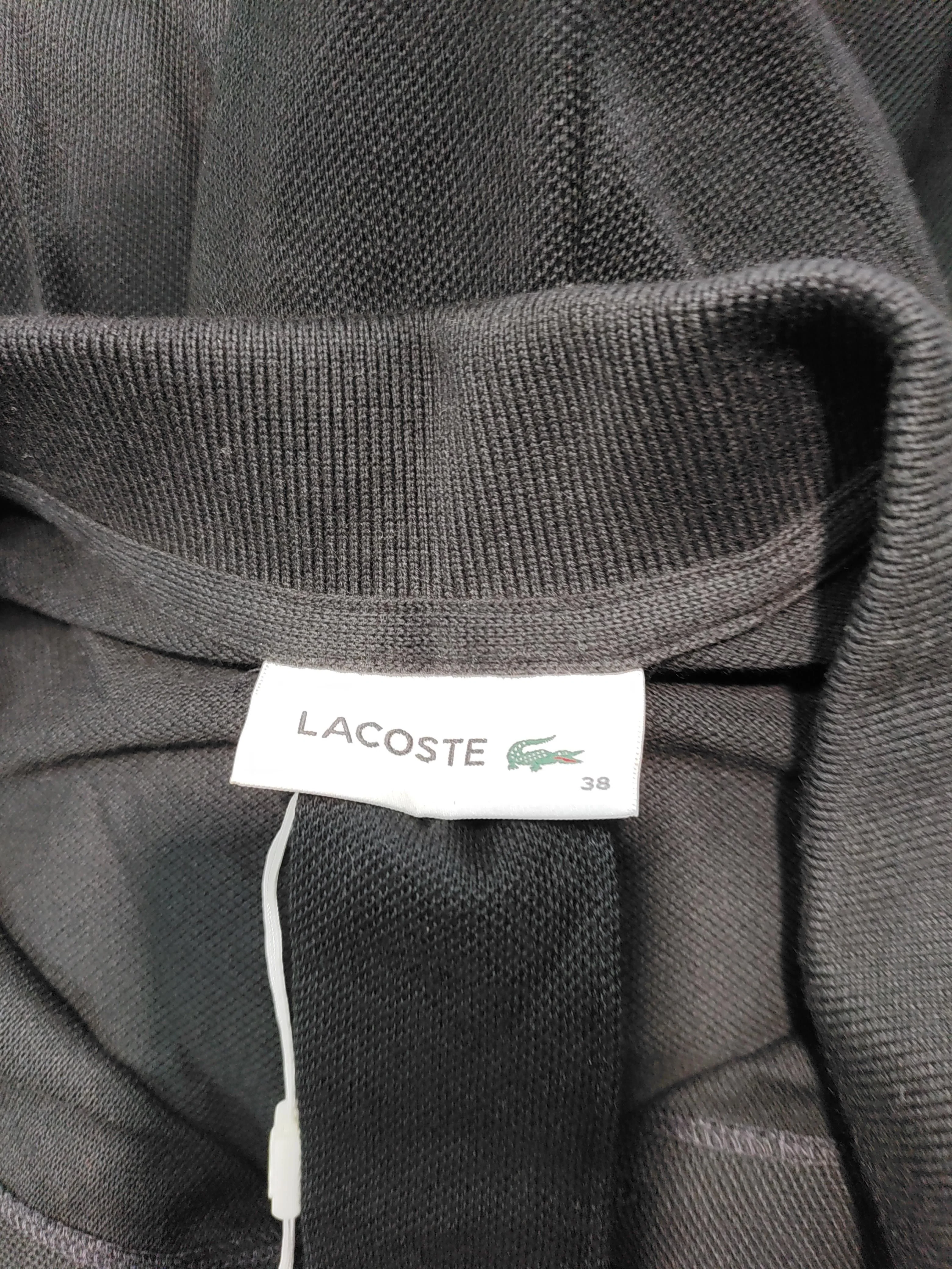 Lacoste Shirt Midi Dress in Black - Image 5
