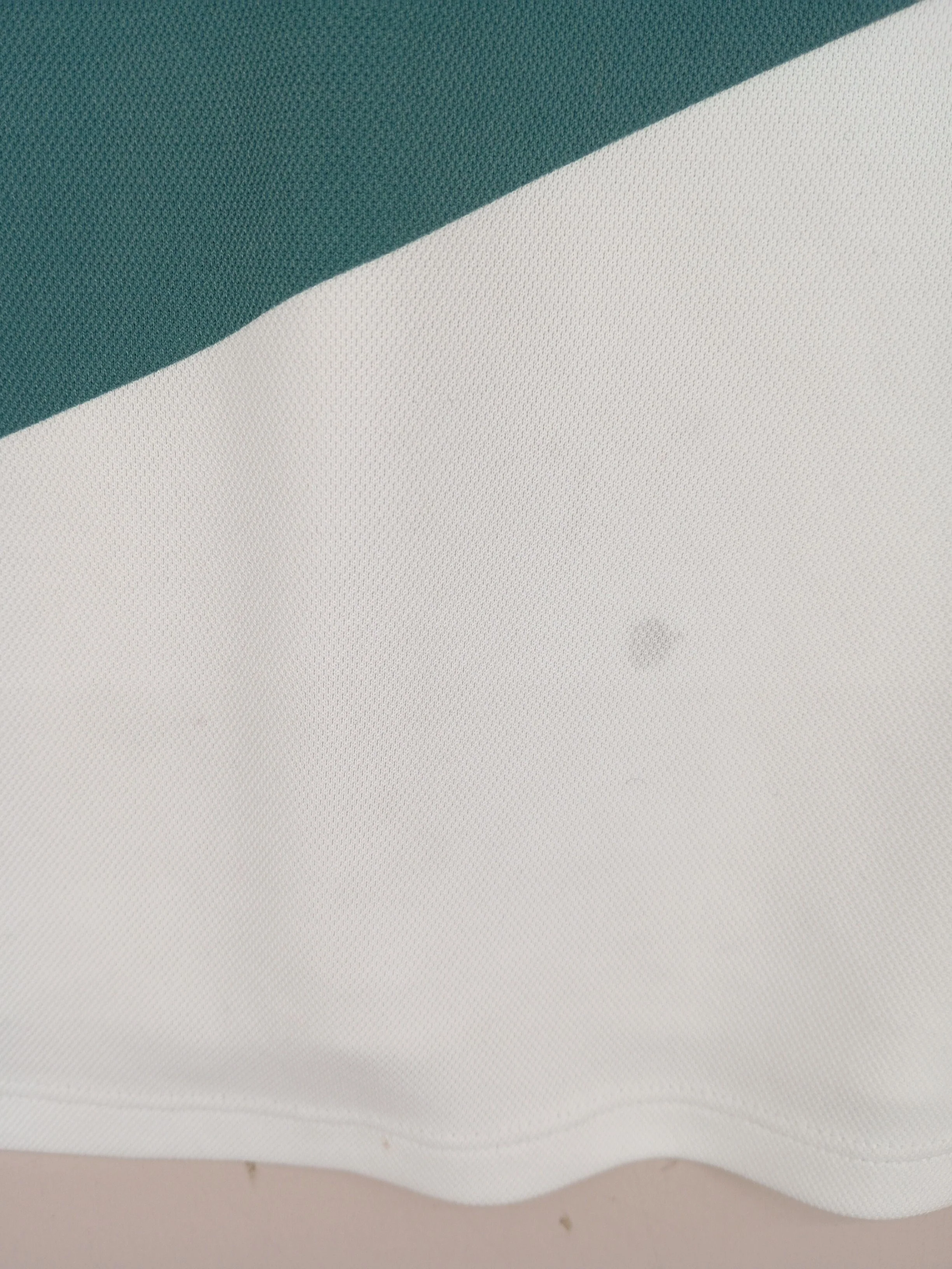 Lacoste Women's Polo UK 10 White Geometric Polyester with Elastane Basic - Image 8