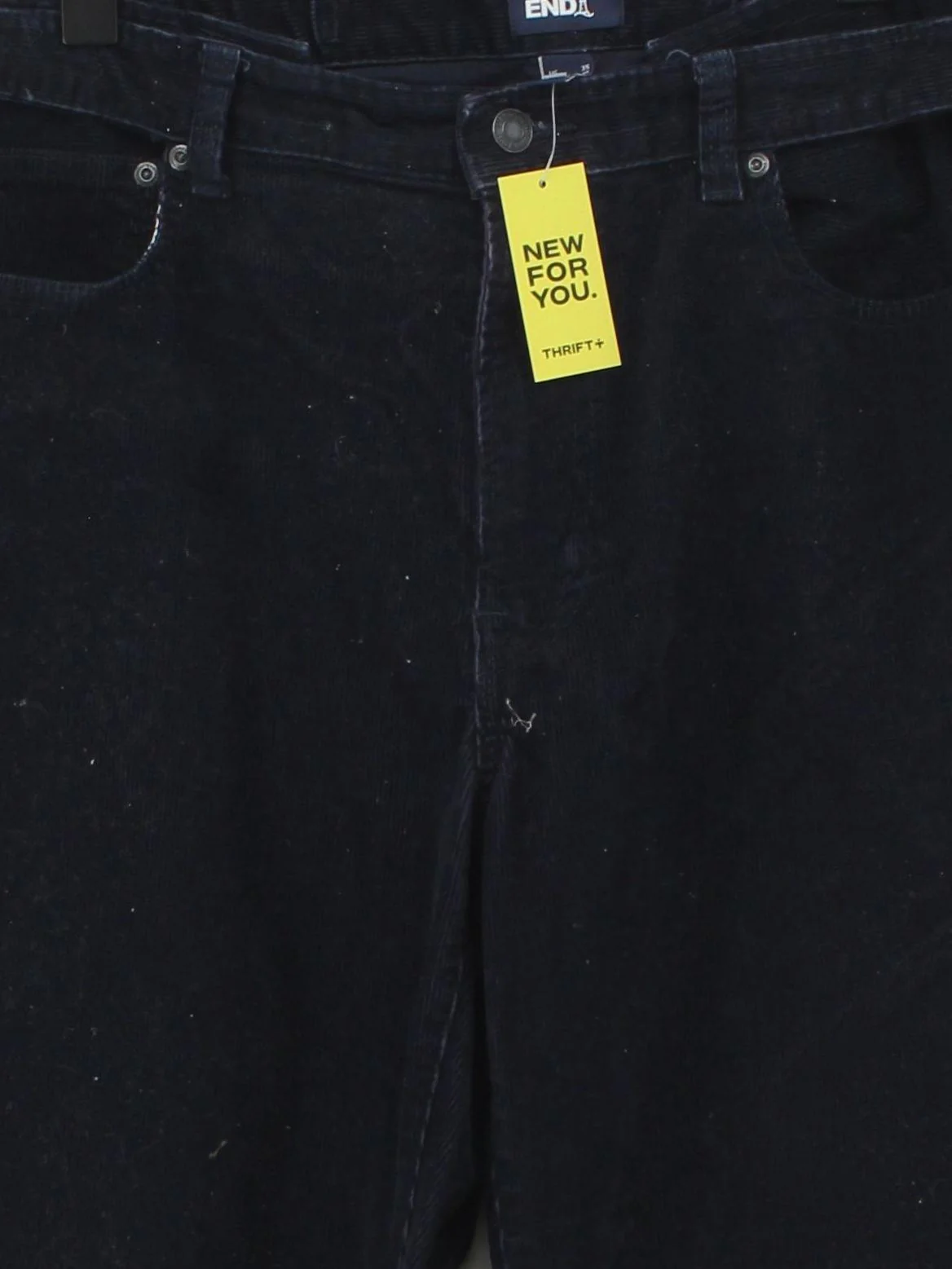 Lands End Men's Trousers W 35 in Blue Cotton with Spandex Straight Chino - Image 3