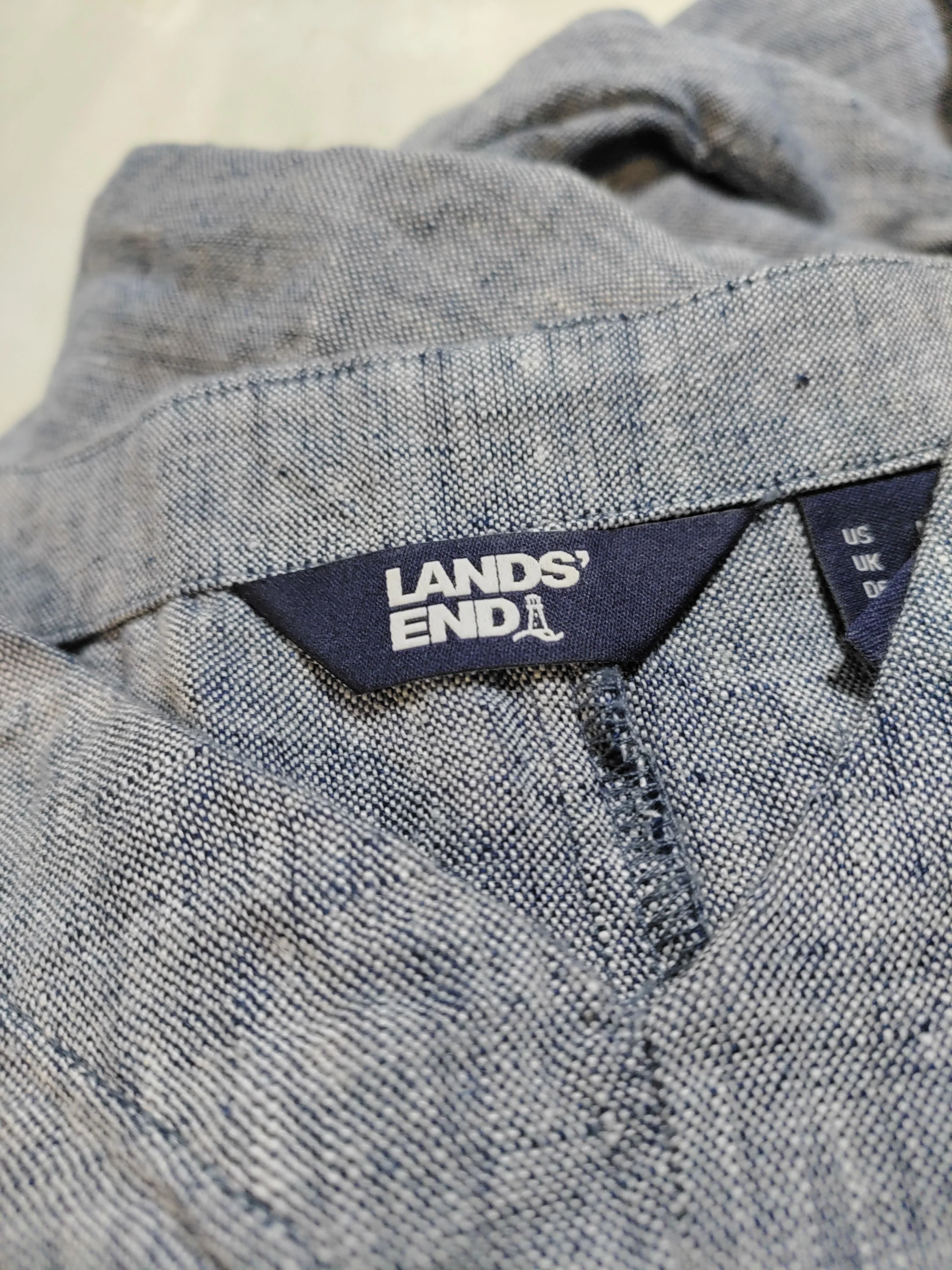 Lands End T-Shirt Midi Dress M in Blue - Image 5