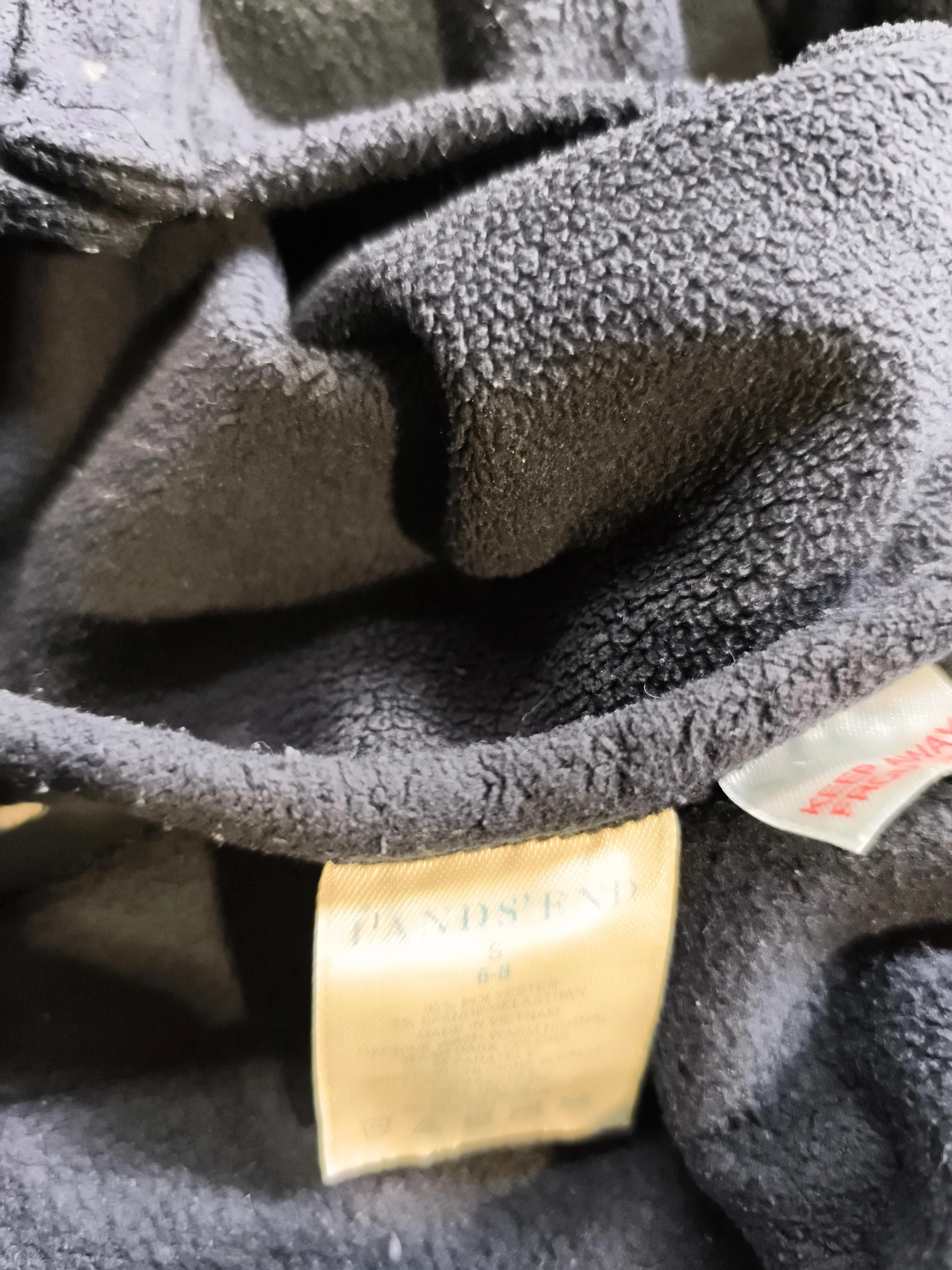 Lands End Women's Top S Black 100% Polyester Long Sleeve Round Neck Basic - Image 7