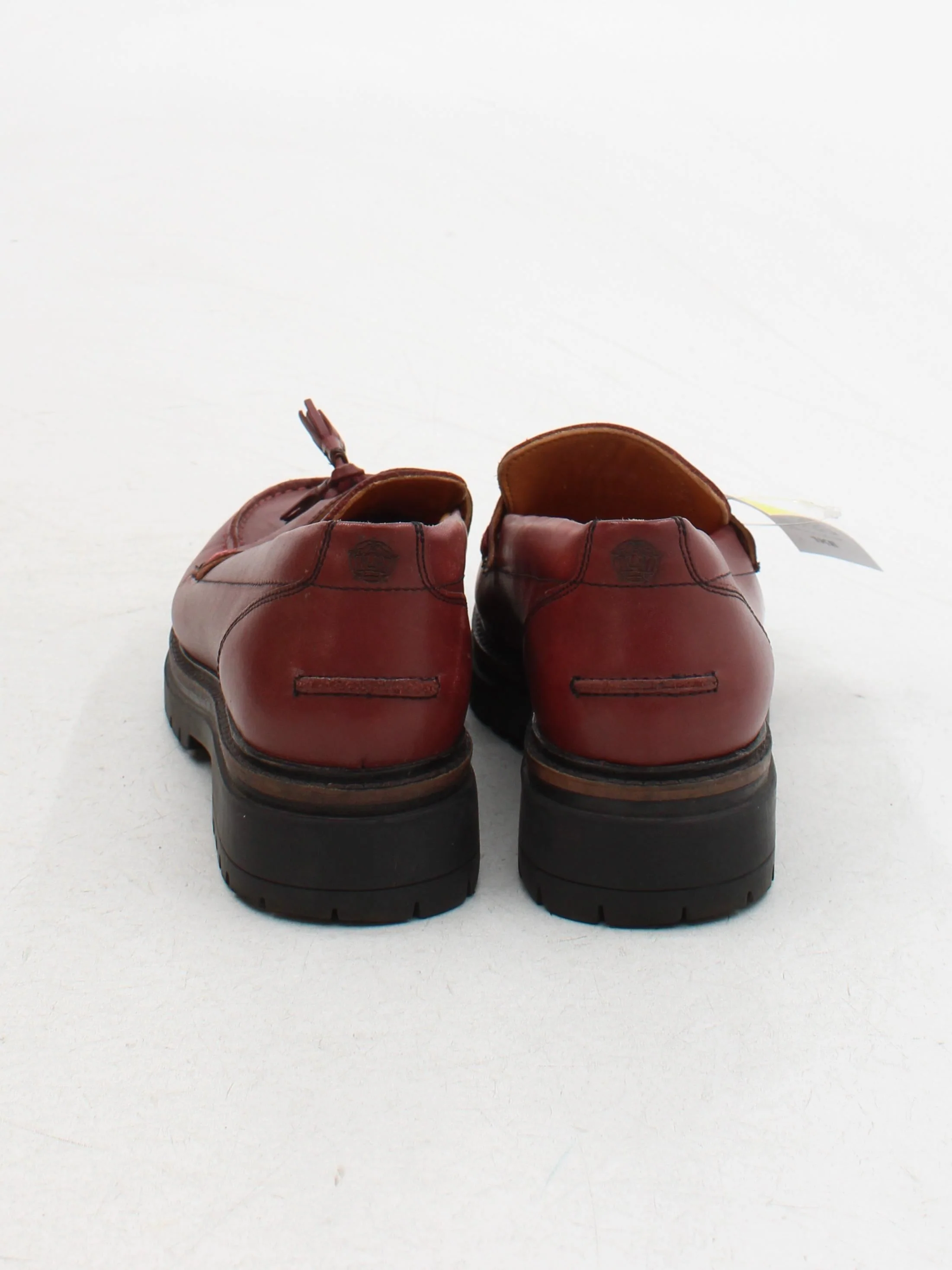 LANX Men's Formal Shoes UK 5 Red 100% Leather Brogue - Image 3