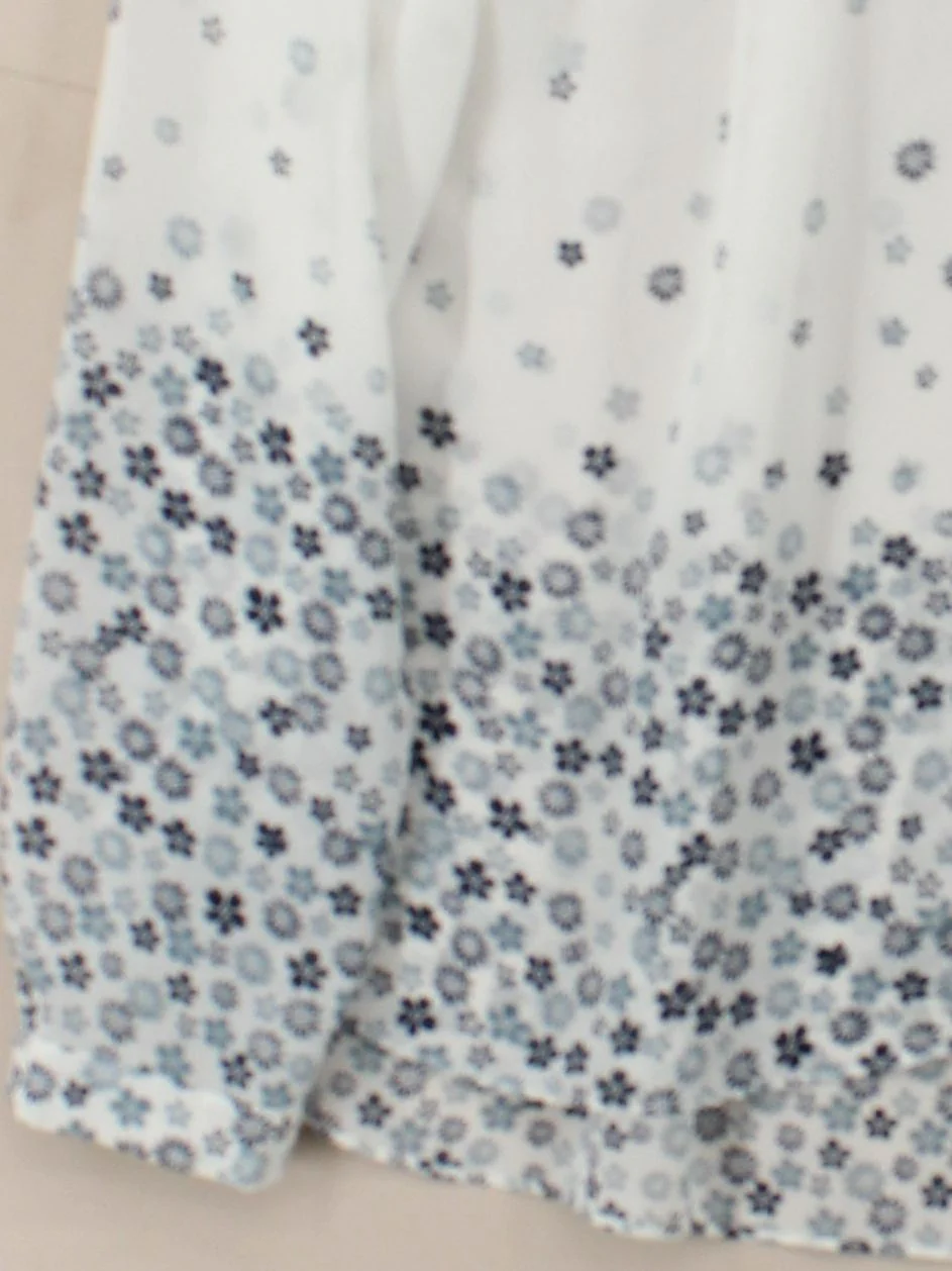 Laura Ashley Women's Blouse UK 12 White 100% Polyester Basic - Image 4