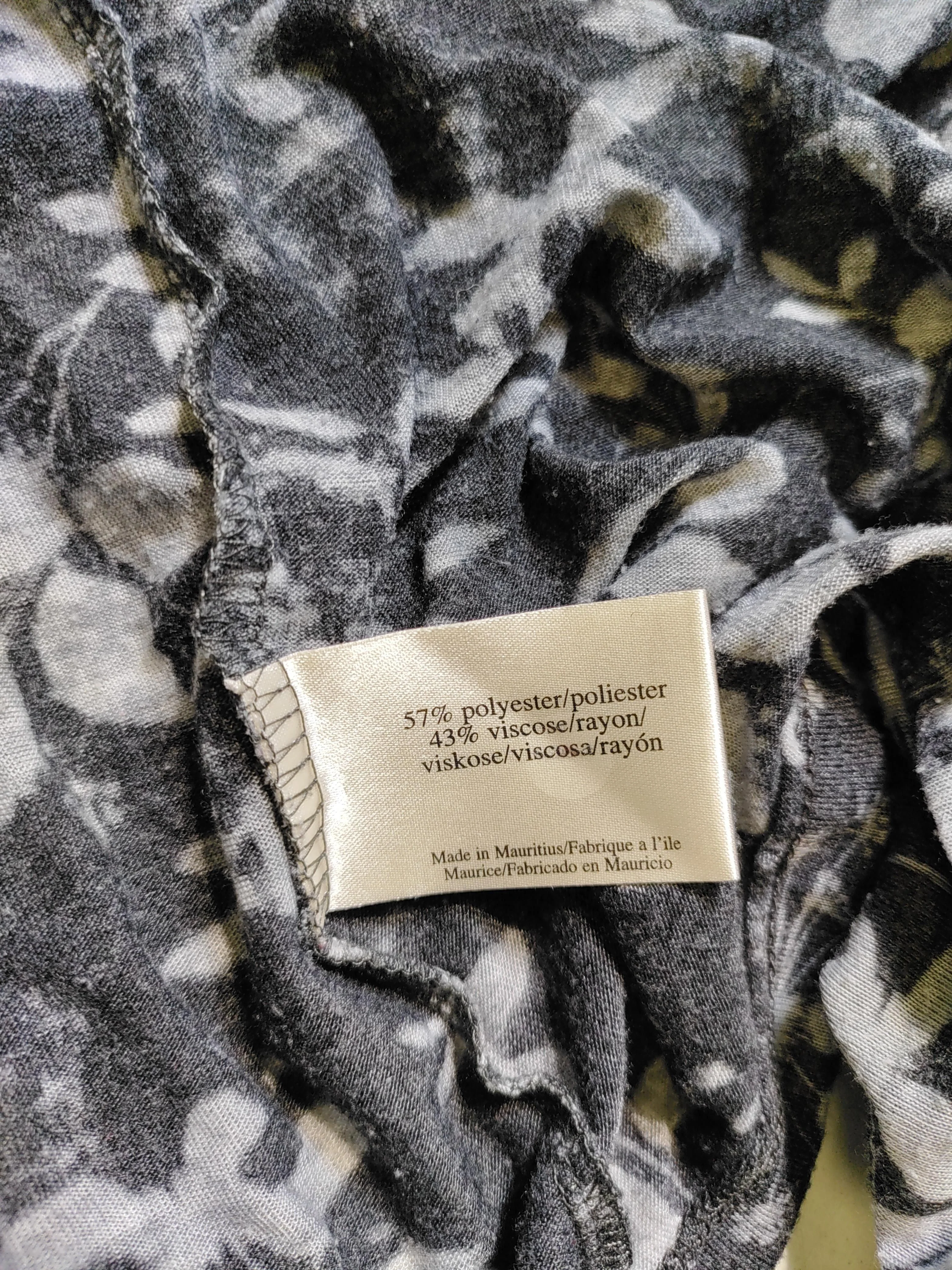 Laura Ashley Women's Cardigan UK 12 Grey Floral 100% Polyester V-Neck Cardigan - Image 7