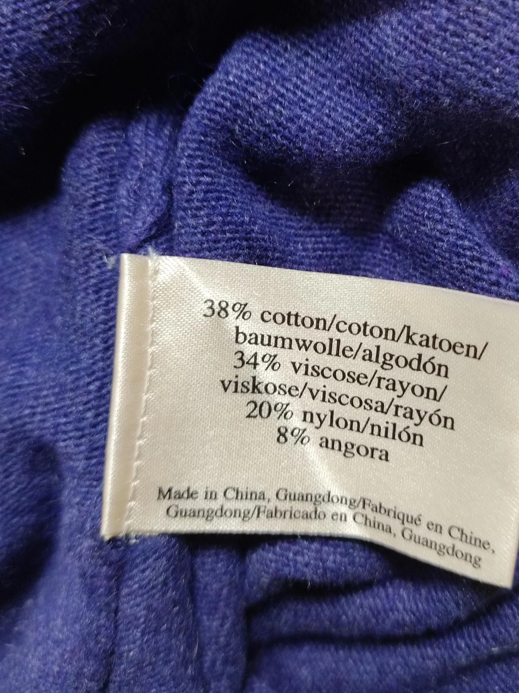 Laura Ashley Women's Jumper UK 12 Blue Cotton - Image 8