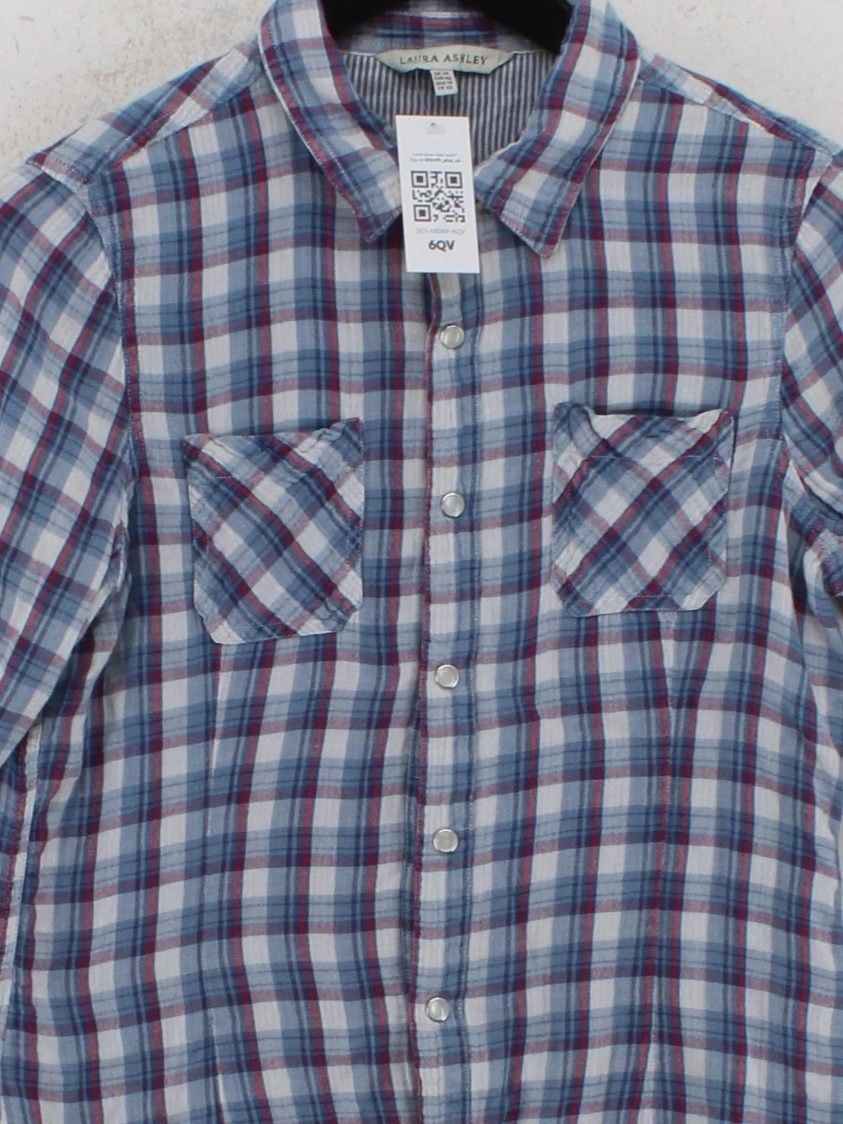 Laura Ashley Women's Shirt UK 14 Multi 100% Cotton Basic - Image 3