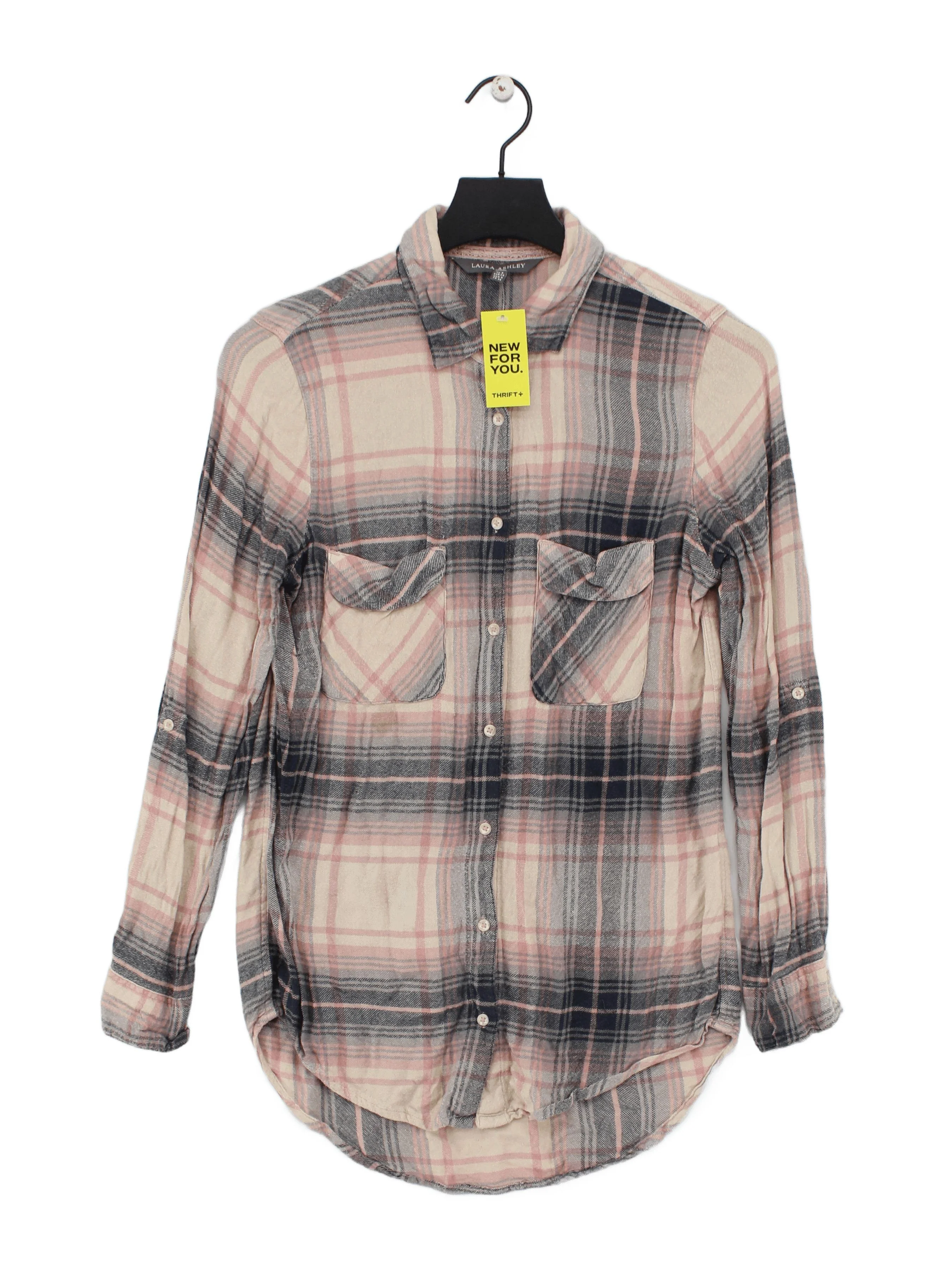 Laura Ashley Women's Shirt UK 8 Multi 100% Viscose Basic