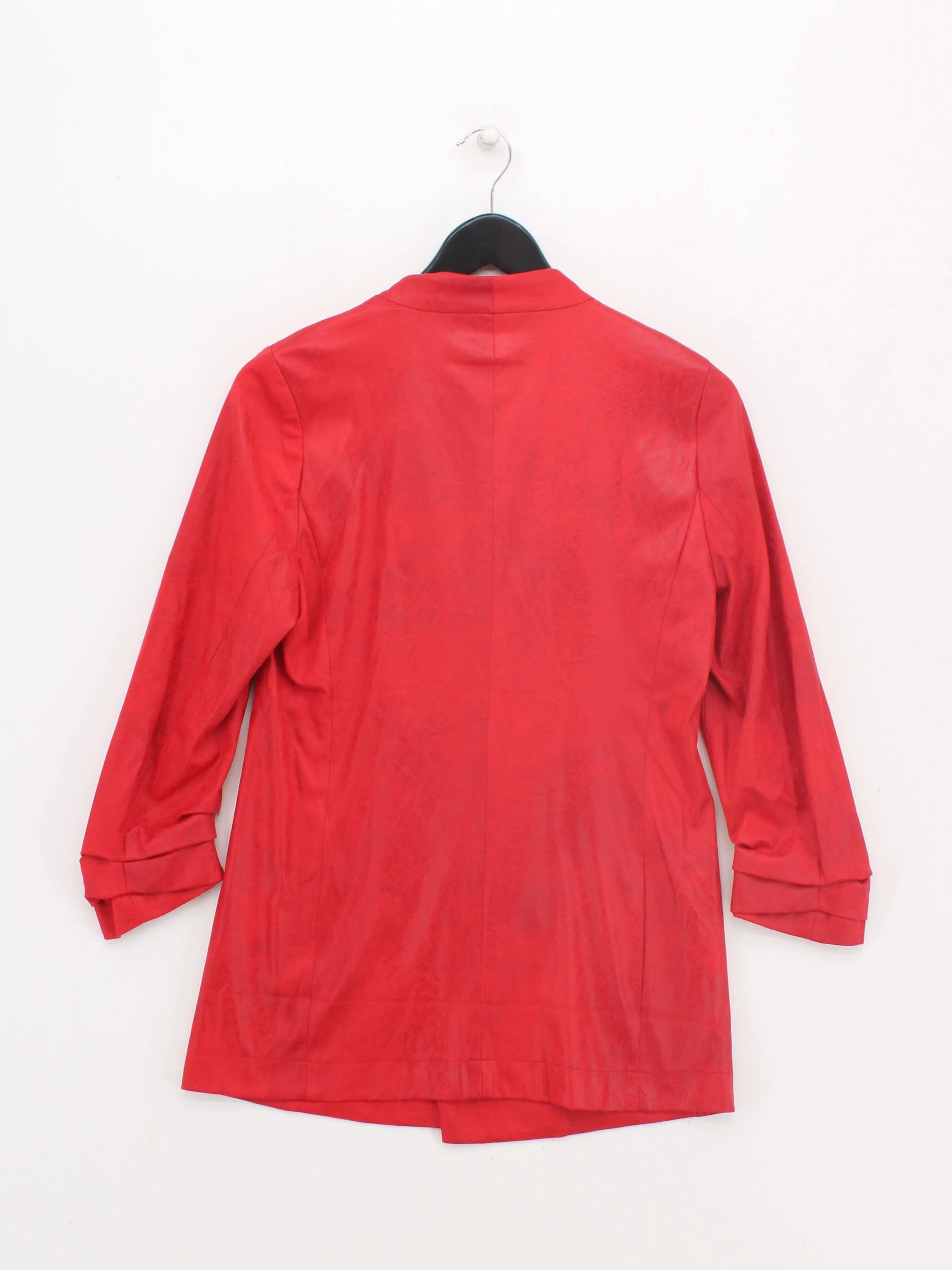 Laura Jo Paris Women's Blazer S Red Polyester with Elastane Overcoat - Image 2