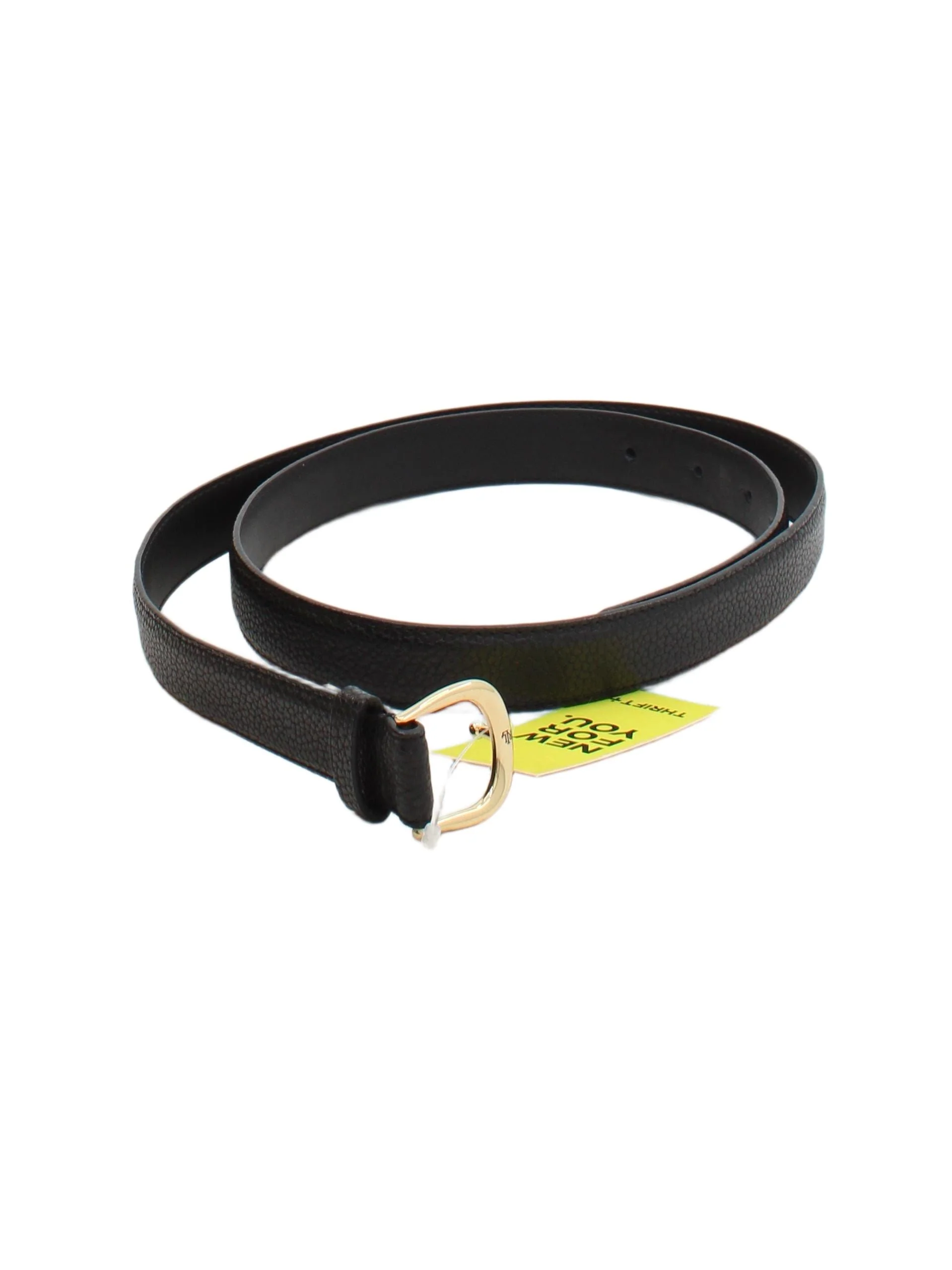 Lauren Ralph Lauren Men's Belt L Black 100% Leather Dress Belt