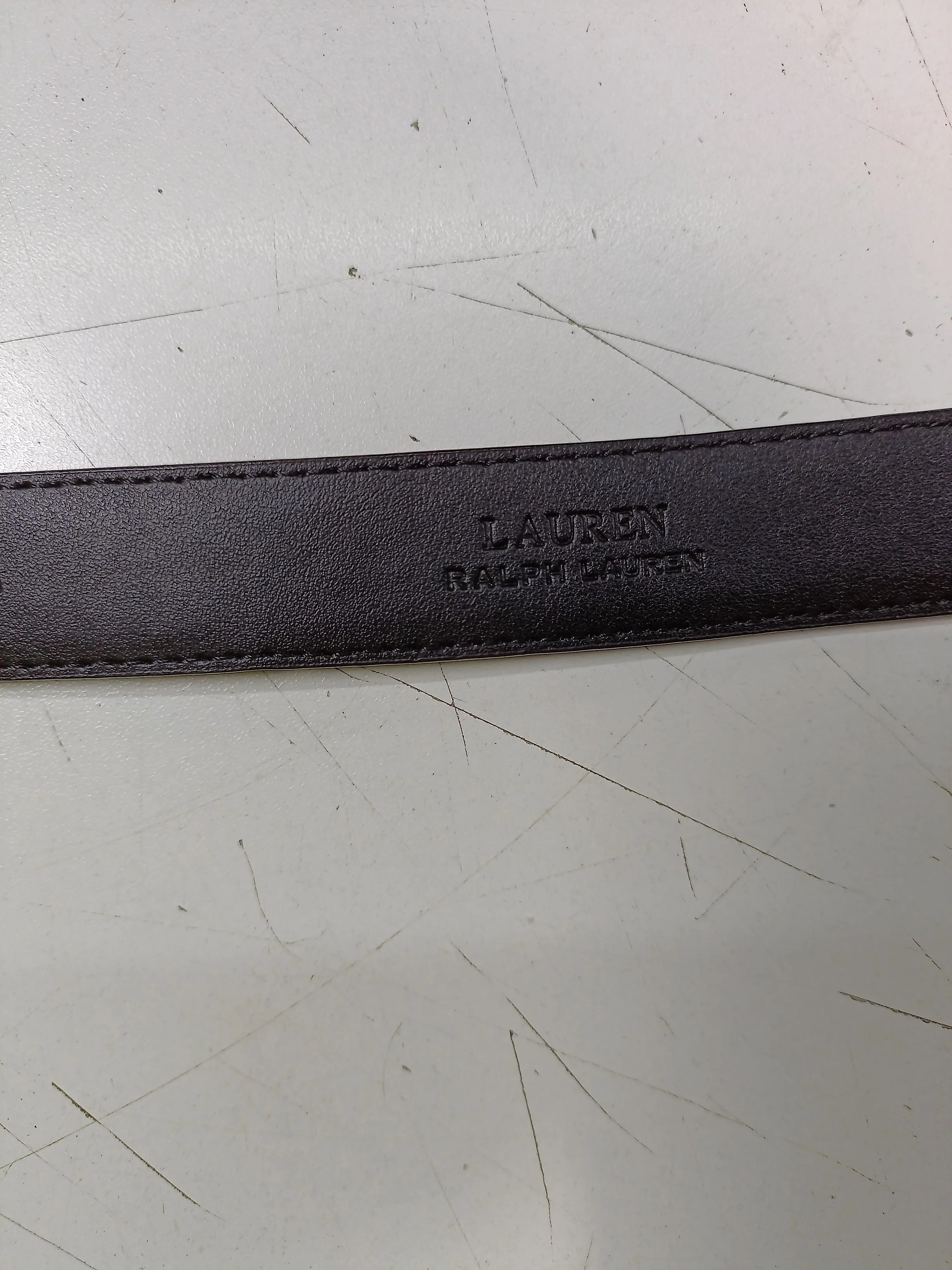 Lauren Ralph Lauren Men's Belt L Black 100% Leather Dress Belt - Image 5