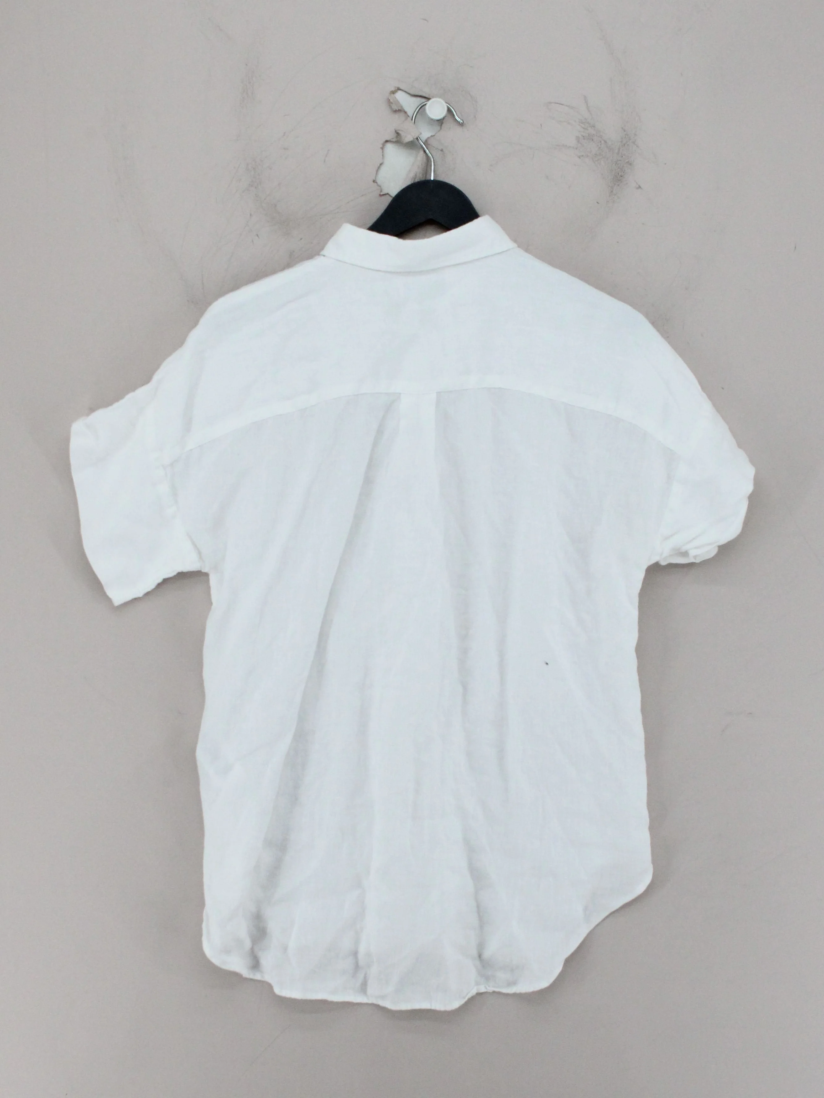 Lauren Ralph Lauren Men's Shirt M White 100% Linen Basic - Image 2