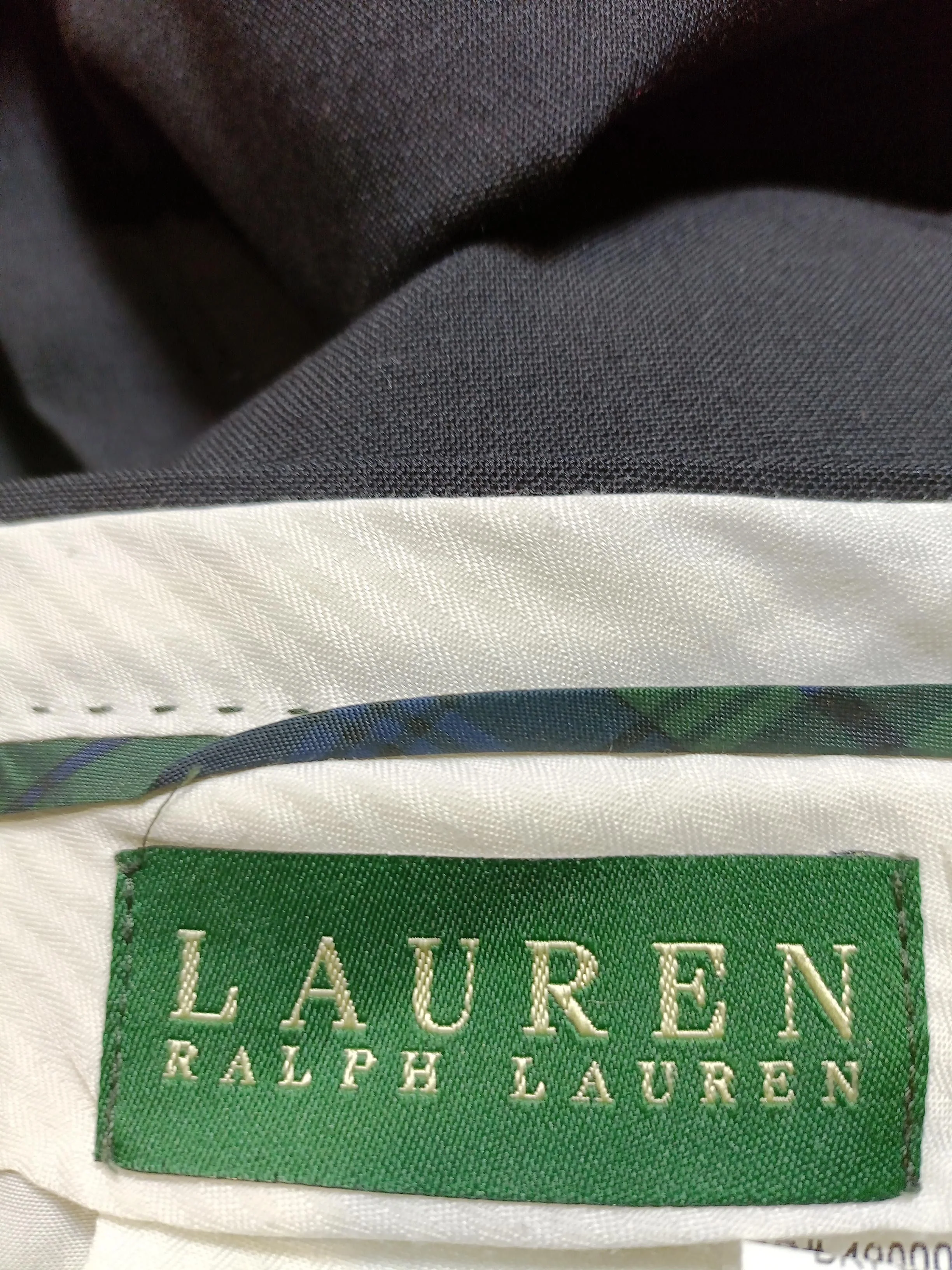 Lauren Ralph Lauren Men's Suit Trousers W 36 in Black 100% Wool Dress Pants - Image 5