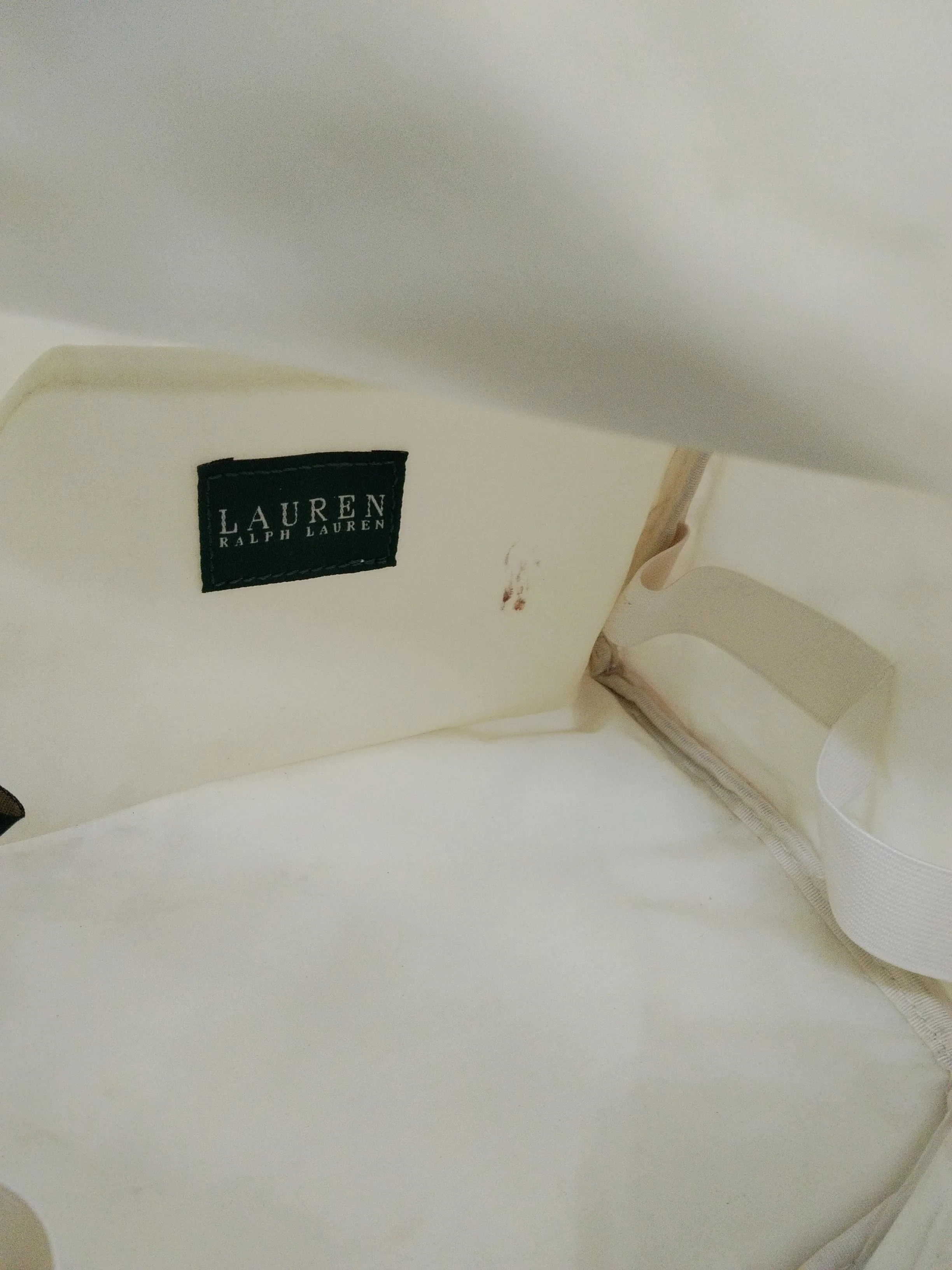 Lauren Ralph Lauren Women's Bag Cream Geometric 100% Other Clutch - Image 4